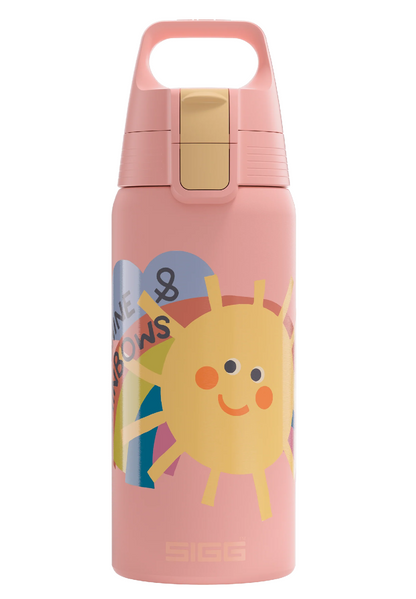 Sigg Kinder Thermo Trinkflasche Shield Therm One 0.5L rosa sonne 6023.10