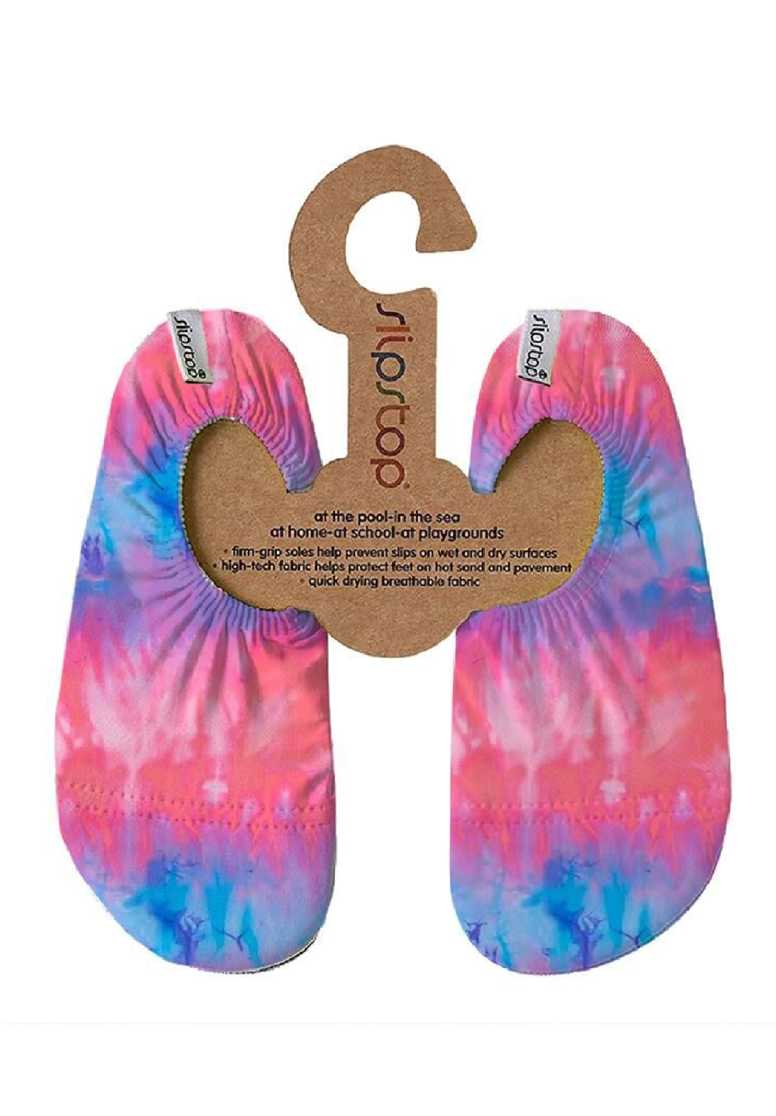 Slipstops Kinder Geräteturnschuhe/Turntäppeli/Finken/Badeschuhe Tiedye Junior