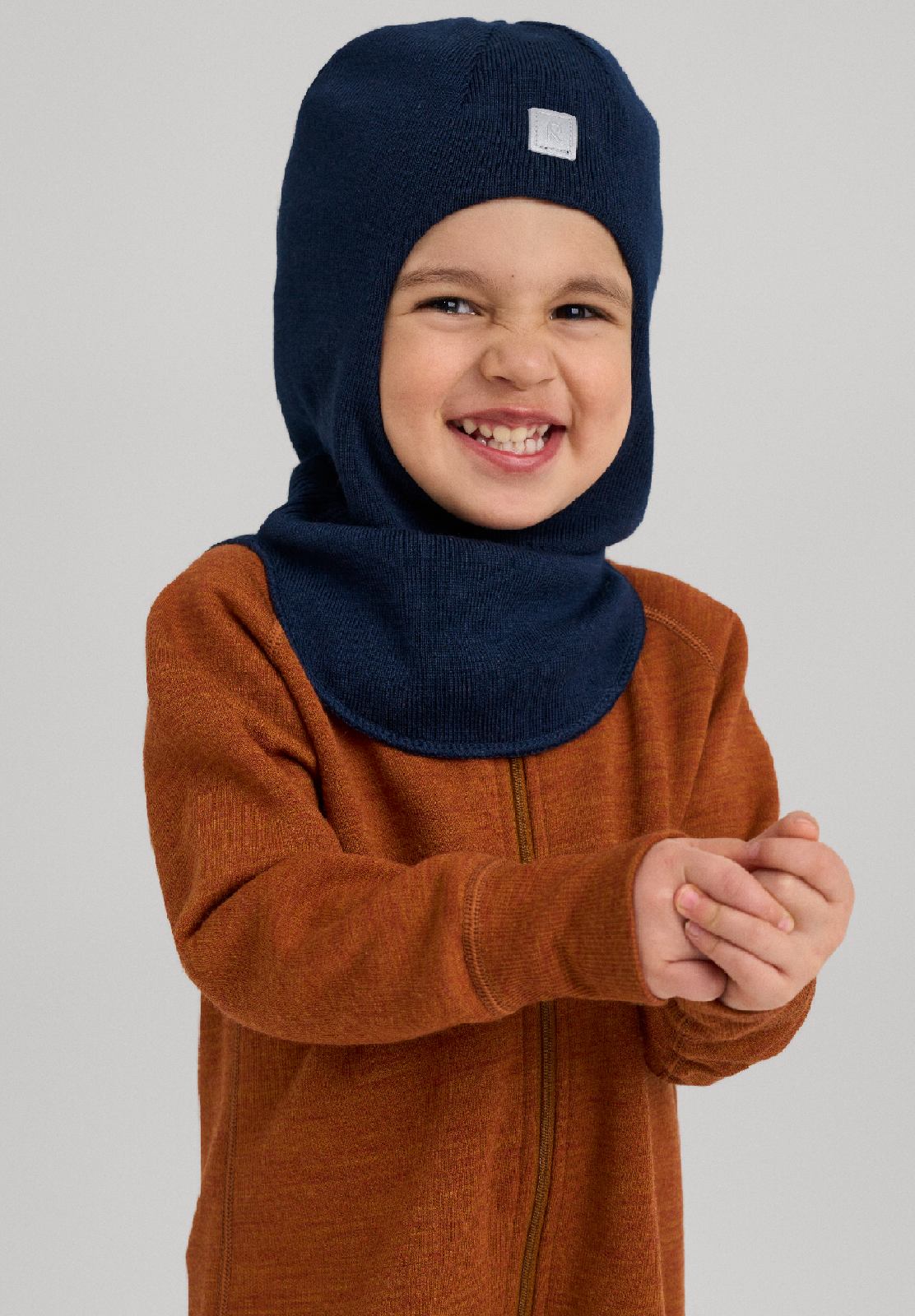 Reima Schlupfmütze / Sturmmütze aus Merinowolle Starrie blau 5300044C 6980