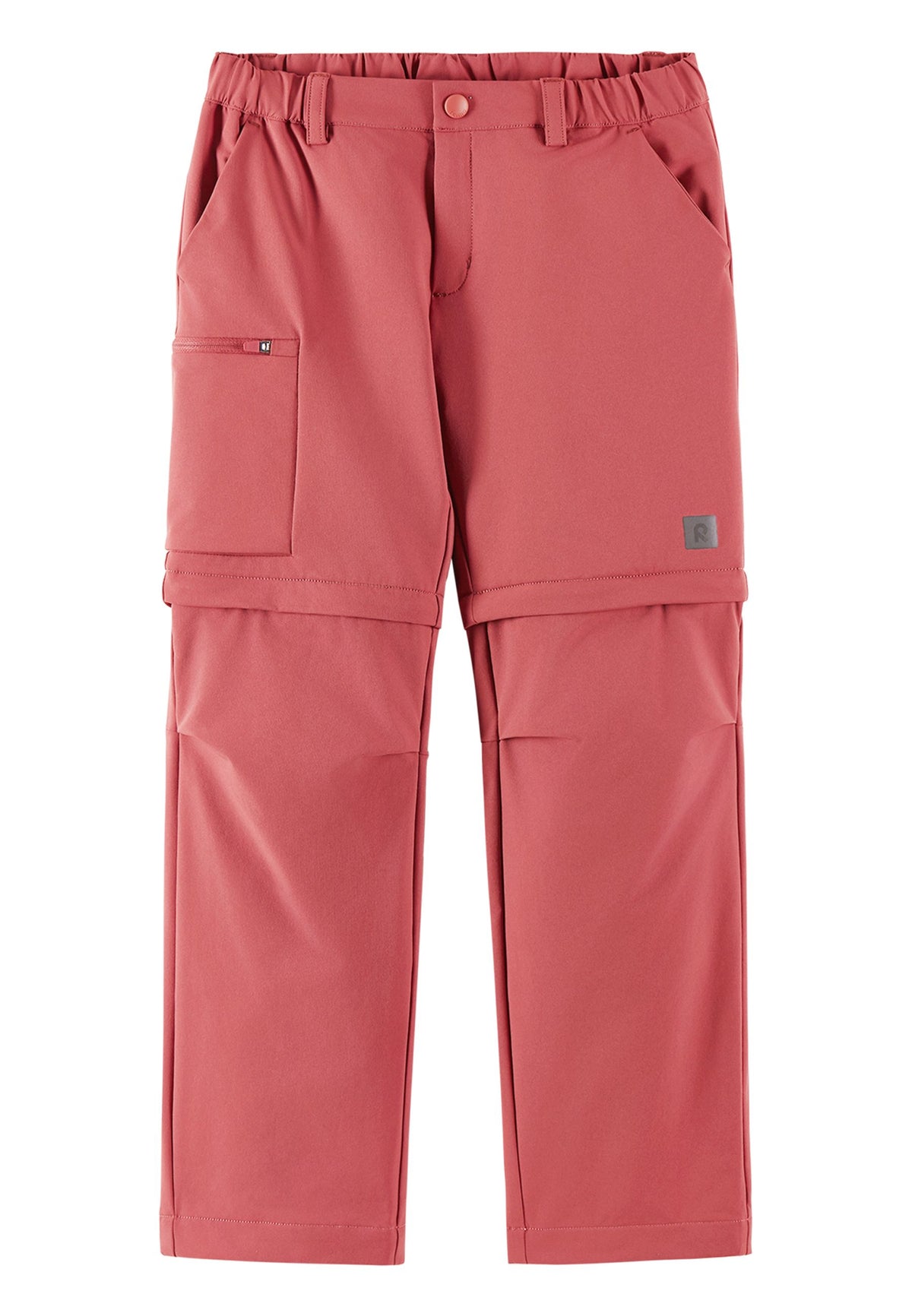 REIMA Kinder Wanderhose / Trekkinghose Zip-Off-Hose Surina terracotta-rot 5100377A 3940