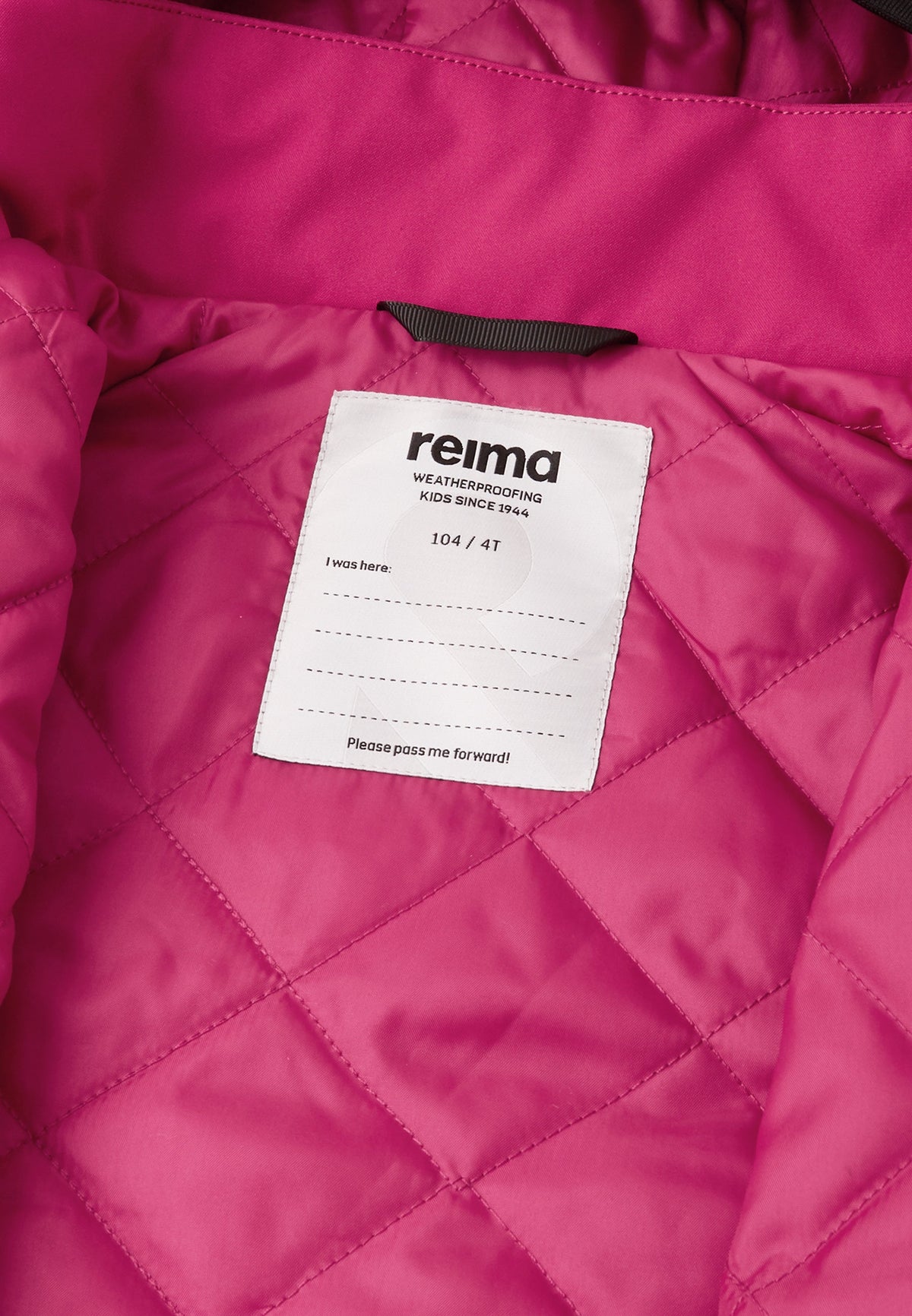 REIMA TEC gefütterte Regenjacke/Alltagsjacke Symppis