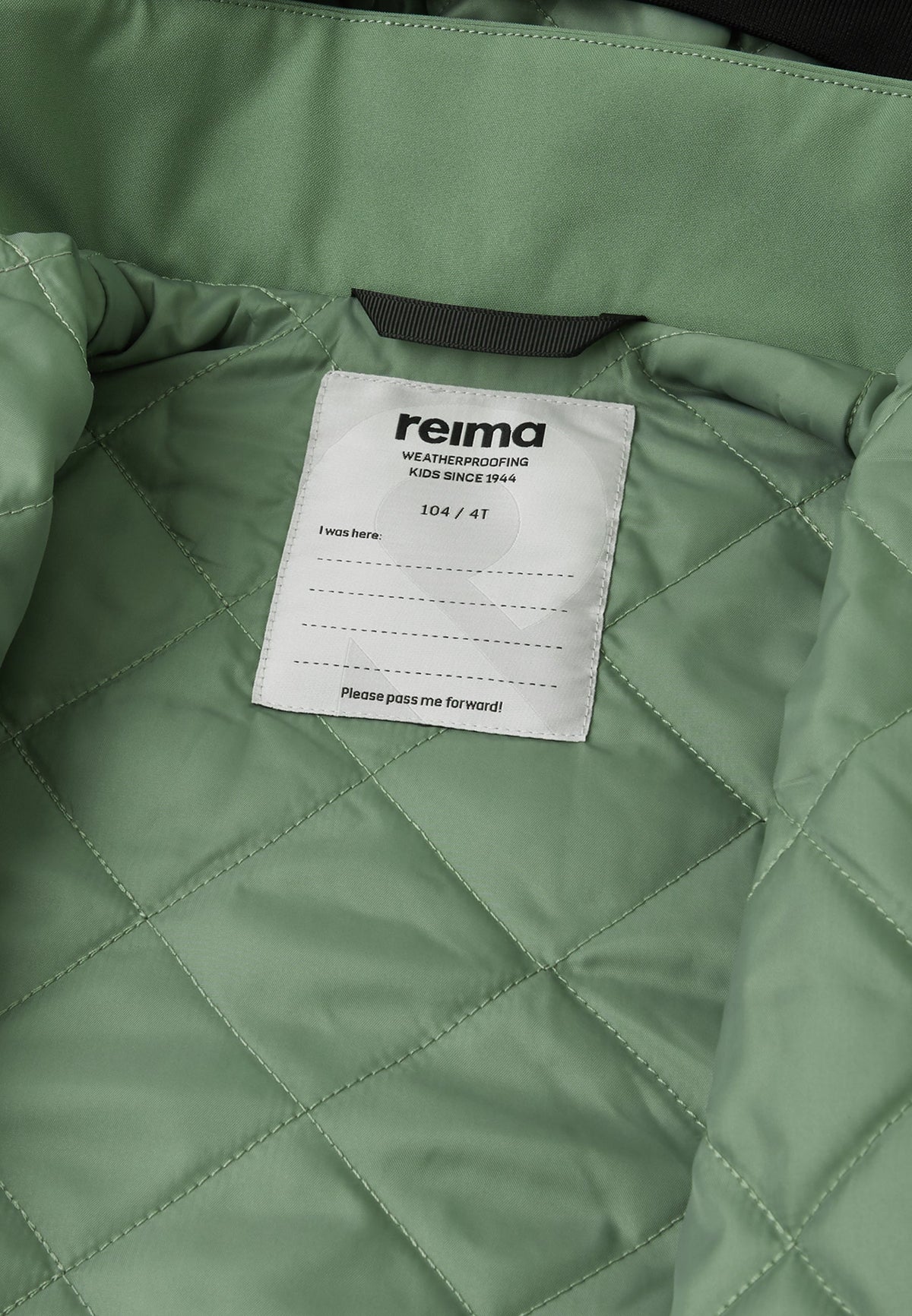 REIMA TEC gefütterte Regenjacke/Alltagsjacke Symppis