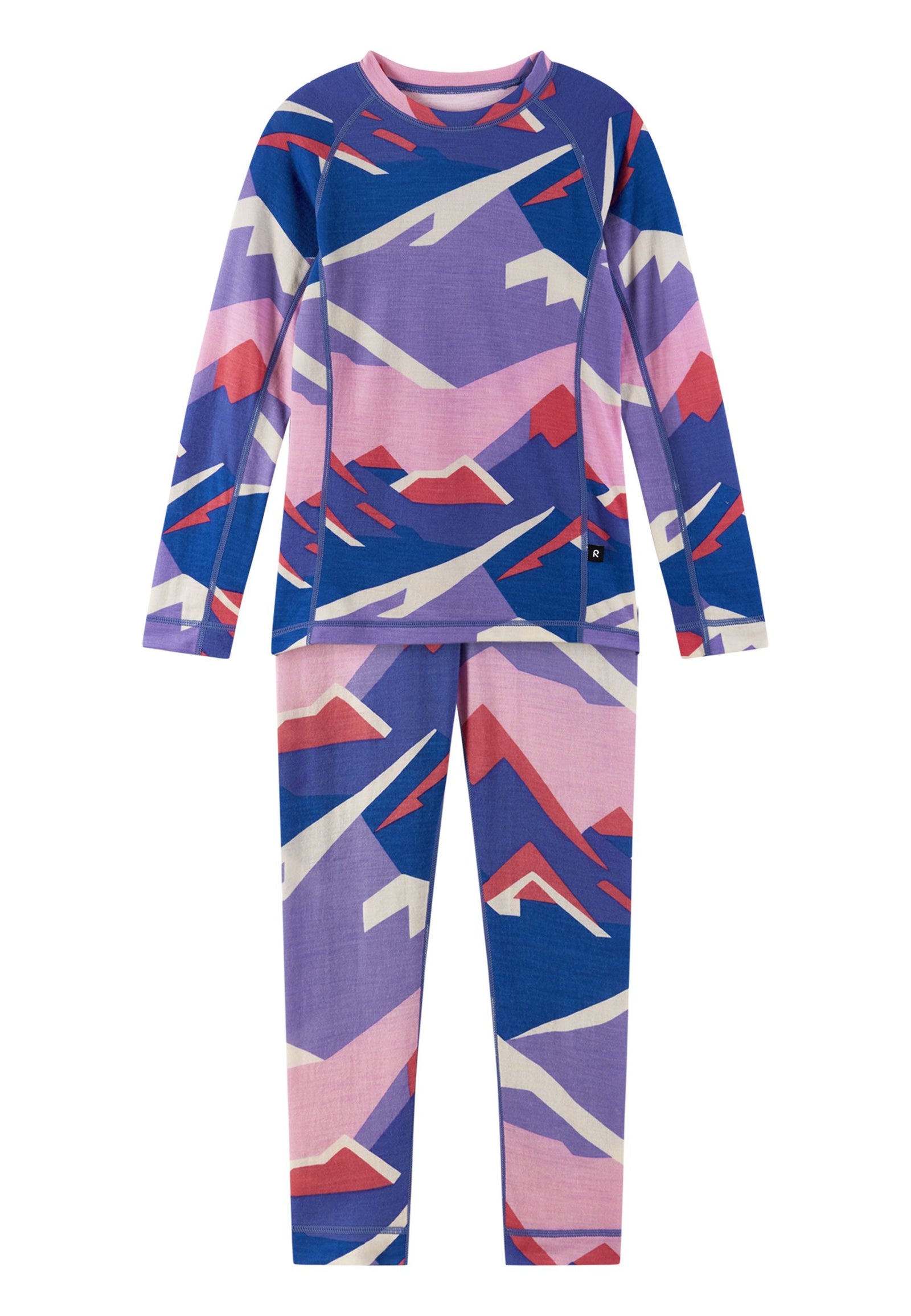 REIMA Kinder Thermowäsche Merino Taitoa violett 5200030D 5667 lila 