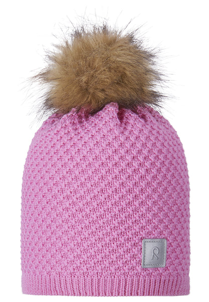 Reima Kinder Wintermütze aus Merino-Wolle Talvio pink 538103/5300090A 4700