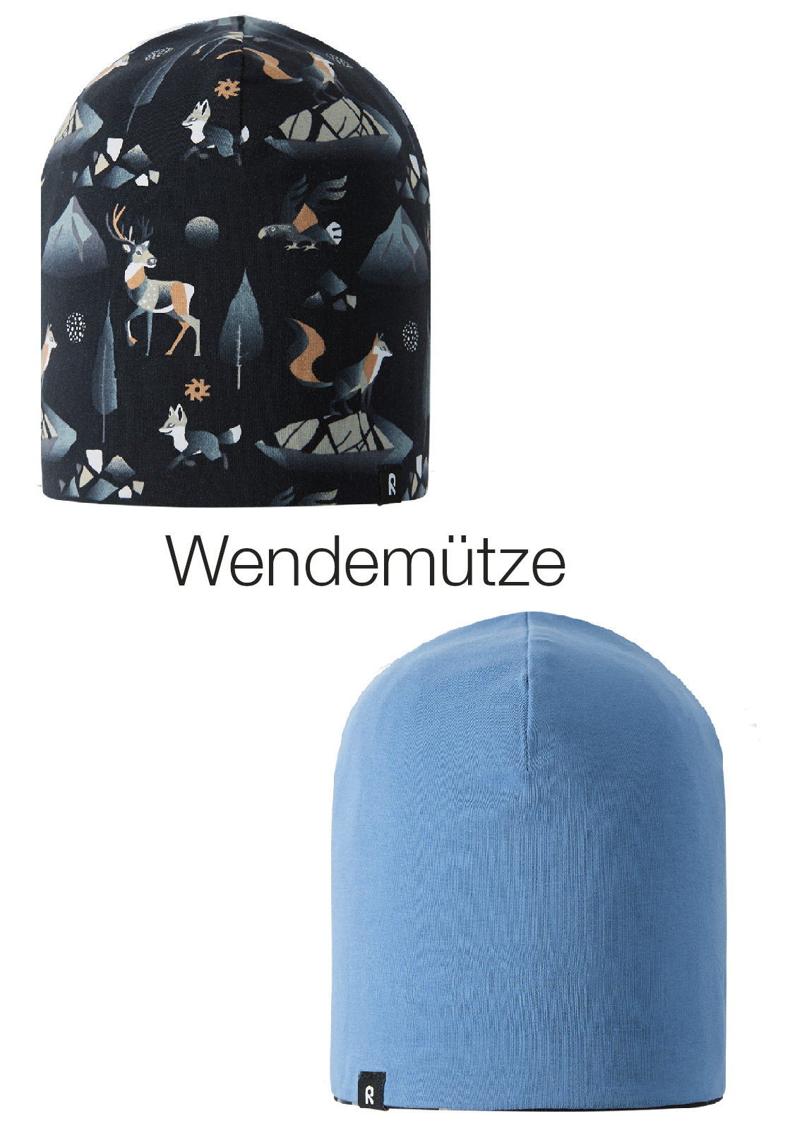 Reima Kinder dünne Baumwoll-Mütze Tanssi 5300056E-9991 schwarz
