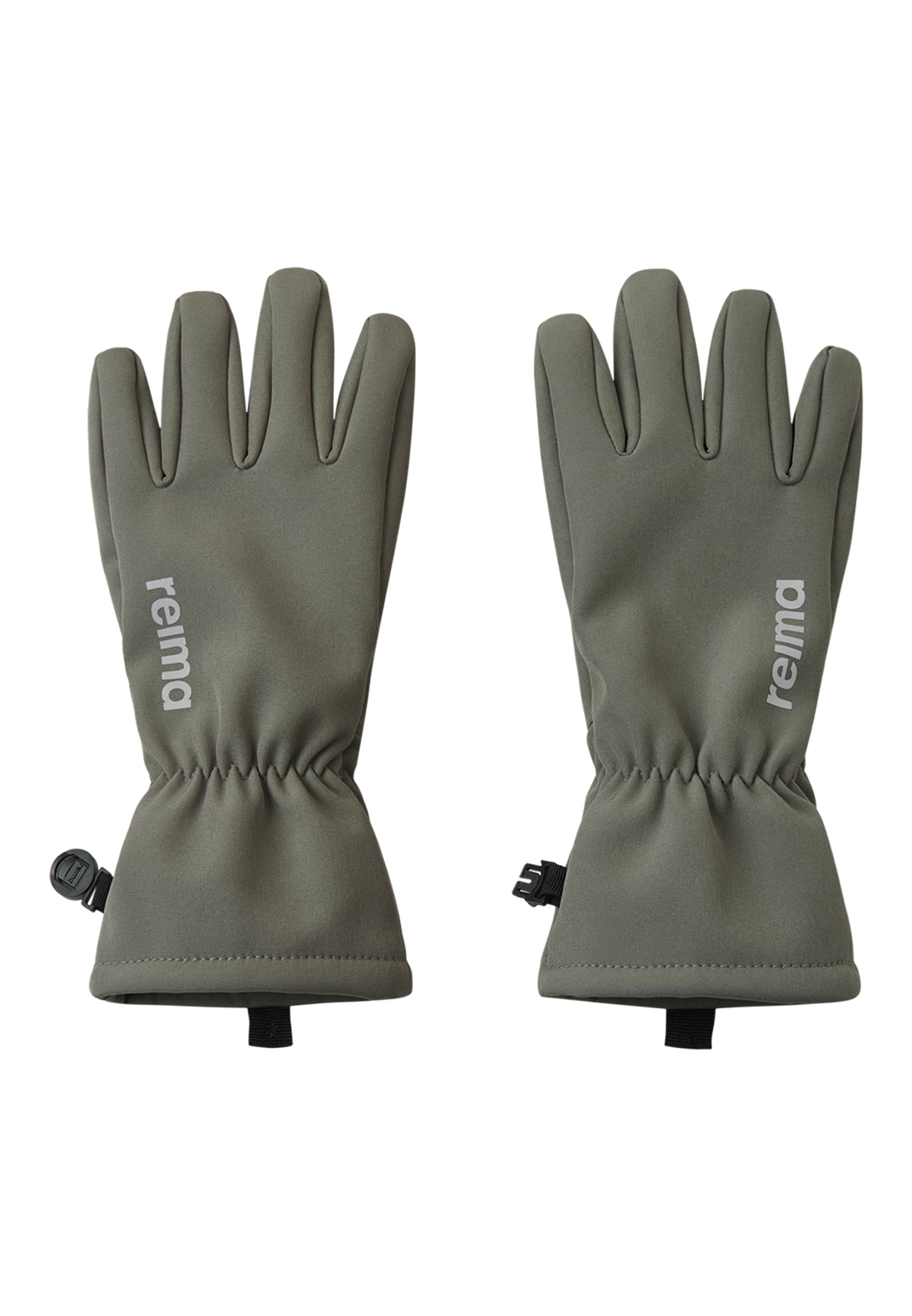 REIMA Kinder Softshellhandschuhe Tehden schwarz grün 5300062B-8920