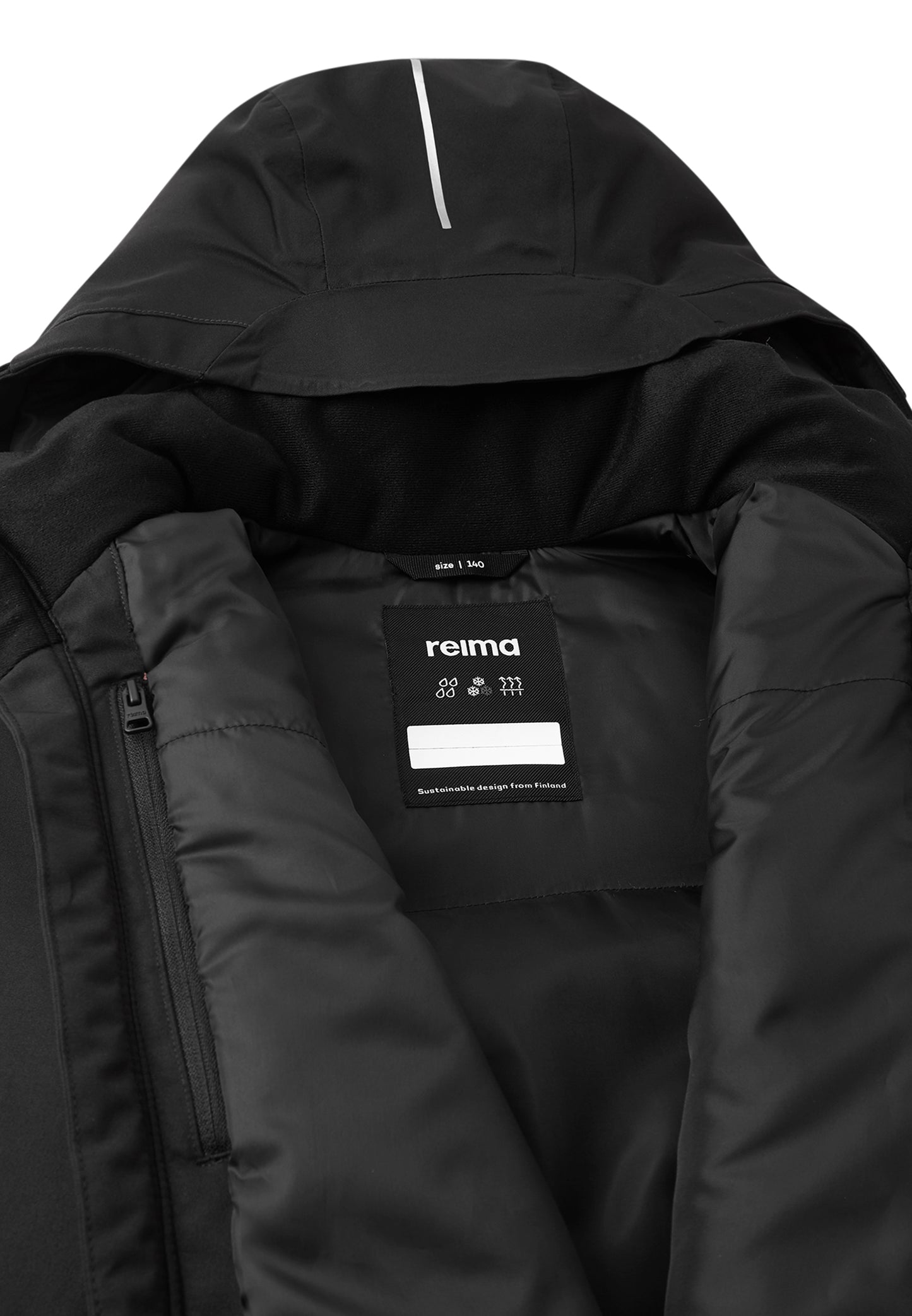 REIMA TEC Skijacke/Winterjacke Tieten <br>Gr. 128, 134, 140, 146, 152, 158<br> Schneefang & verstellbare Ärmelbündchen mit Lycraeinsätzen<br> funktionelle Details<br> WS 10'000 mm