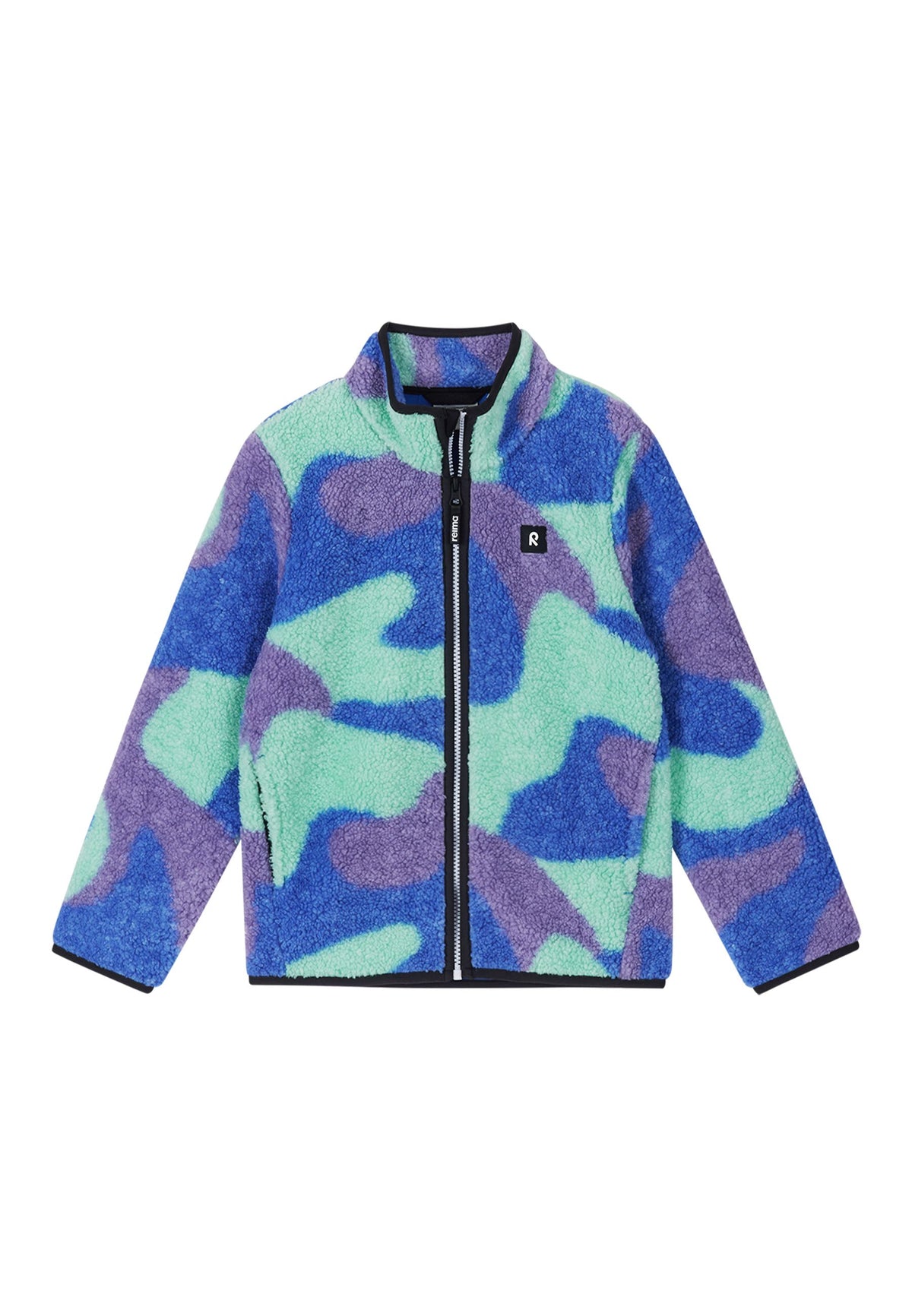 REIMA Kinder Fleecejacke / Plüschjacke Tupsis 5200476A blau-mint 66A4