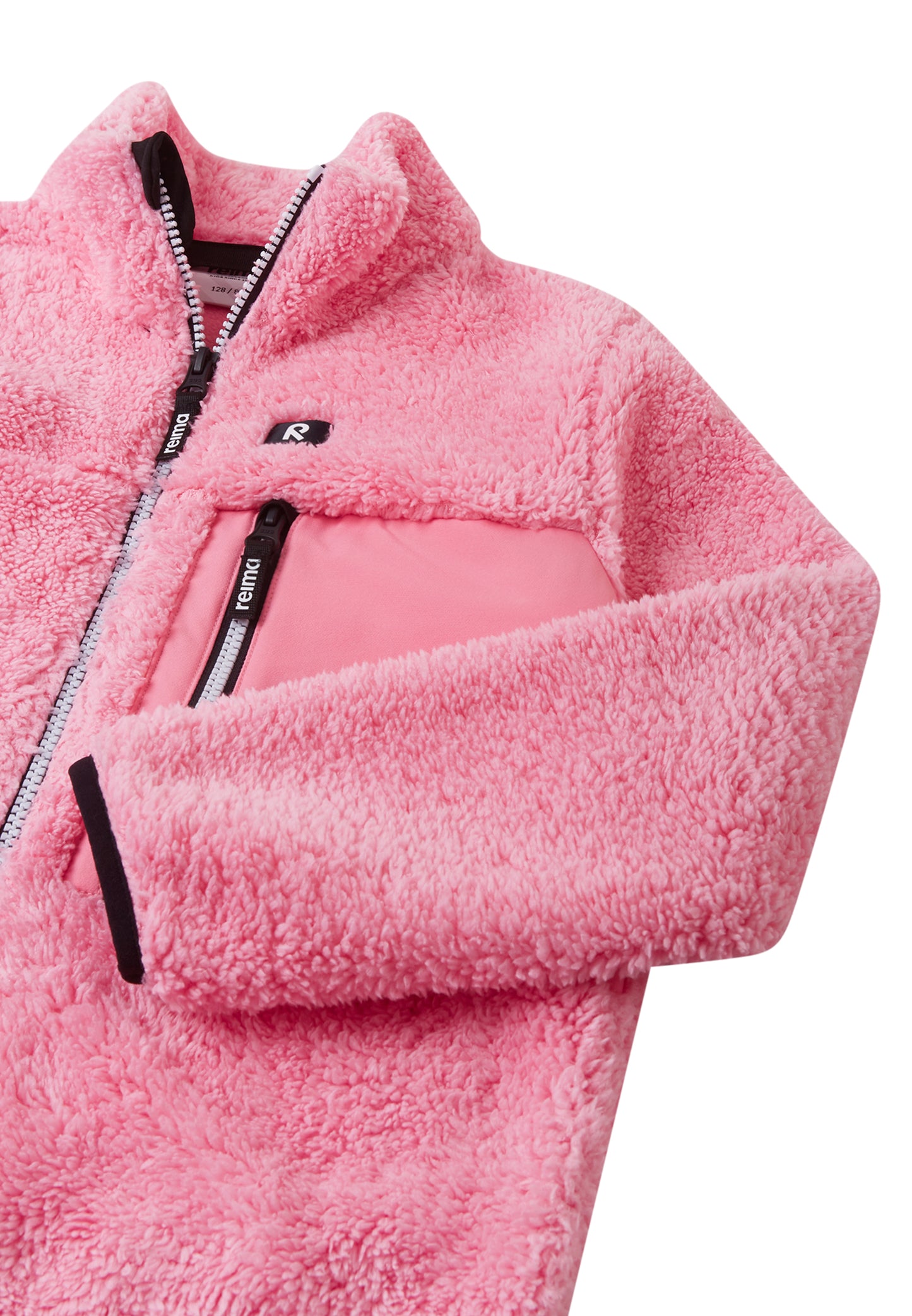 REIMA Fleece-Jacke <br> Turilas<br> Gr. 104 - 140<br> aussen warm und flauschig, innen hautfreundliches Fleece<br> recyceltes Material<br> sehr warm, 370 g/m2 Dicke