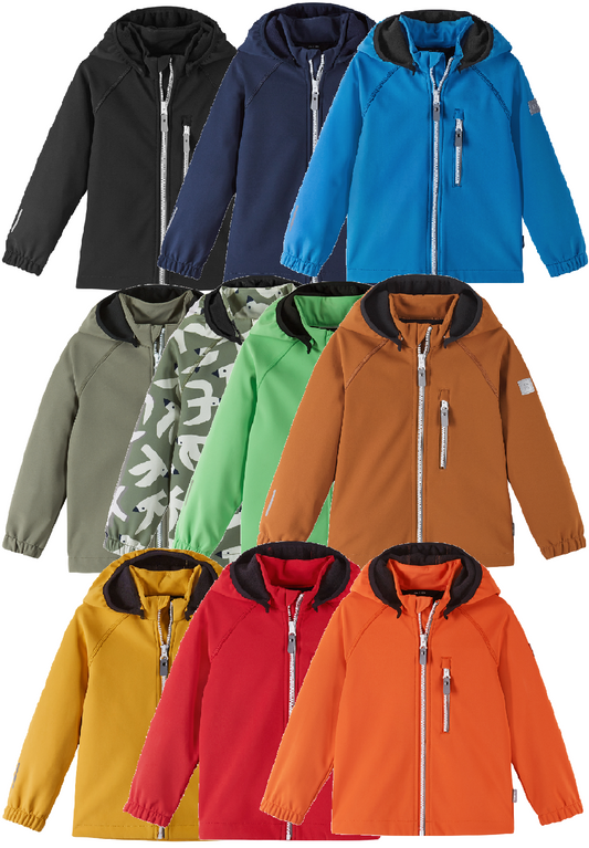 REIMA Softshell Jacke Kapuze Vantti 521569/521569A/5100009A