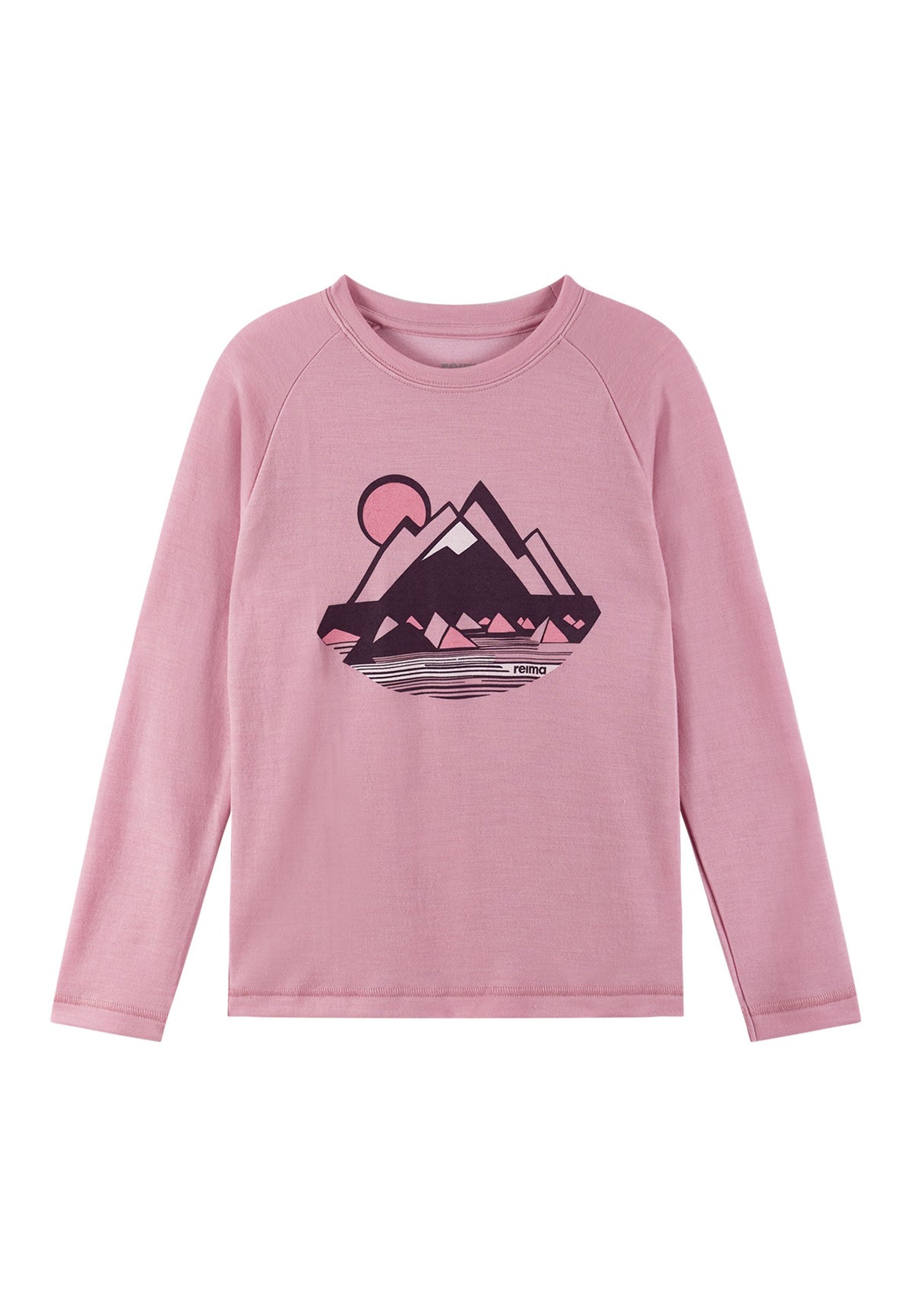 REIMA Kinder Merinoshirt Viisas 5200012C rosa 450A
