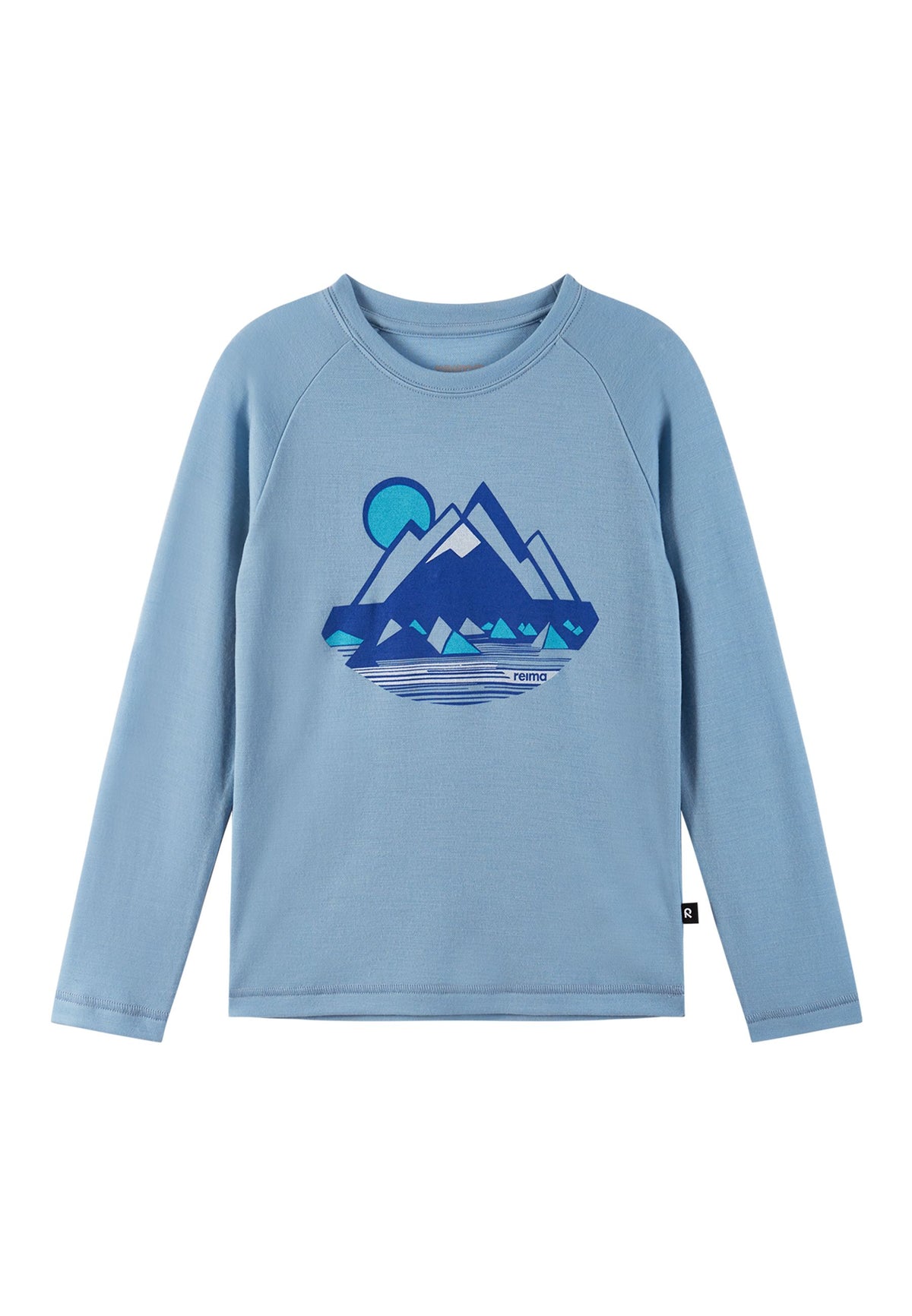 REIMA Kinder Merinoshirt Viisas 5200012C Blau 67BA