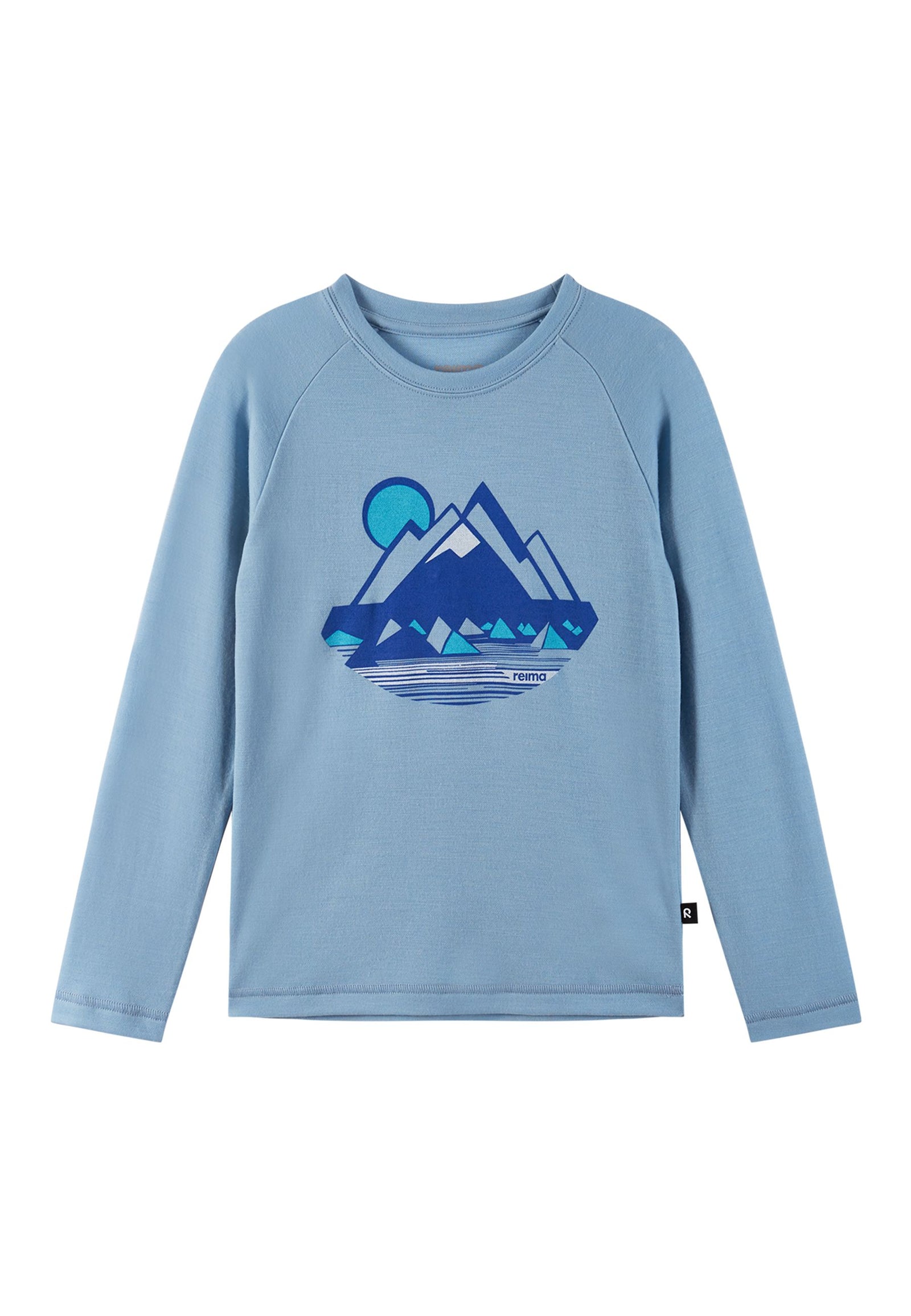 REIMA Kinder Merinoshirt Viisas 5200012C Blau 67BA