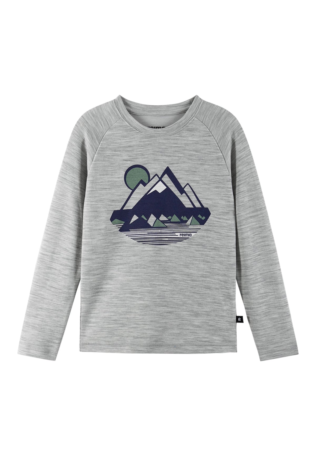 REIMA Kinder Merinoshirt Viisas 5200012C grau 915E