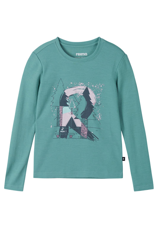 REIMA Kinder Merinoshirt / Thermoshirt Viluton mint 5200011A 766A