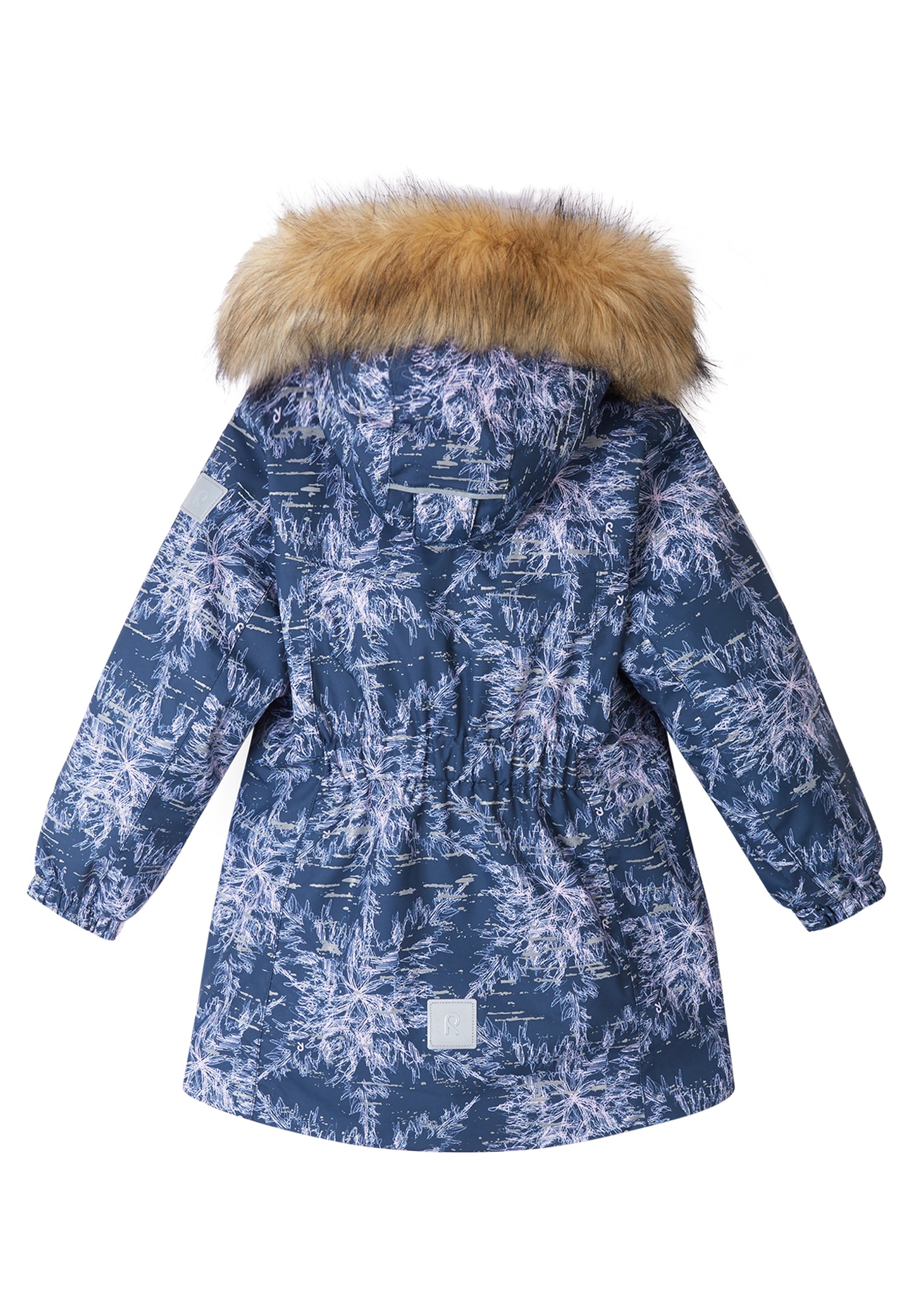 REIMA TEC Winterjacke/Parka Silda<br>Gr. 110<br> komplette Jacke reflektiert im Dunkeln <br>Kunstpelz abnehmbar, langer Schnitt<br> WS 15'000 mm