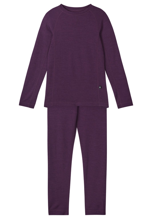 REIMA Kinder Thermowäsche Merino Taitoa violett 5200030A 4960