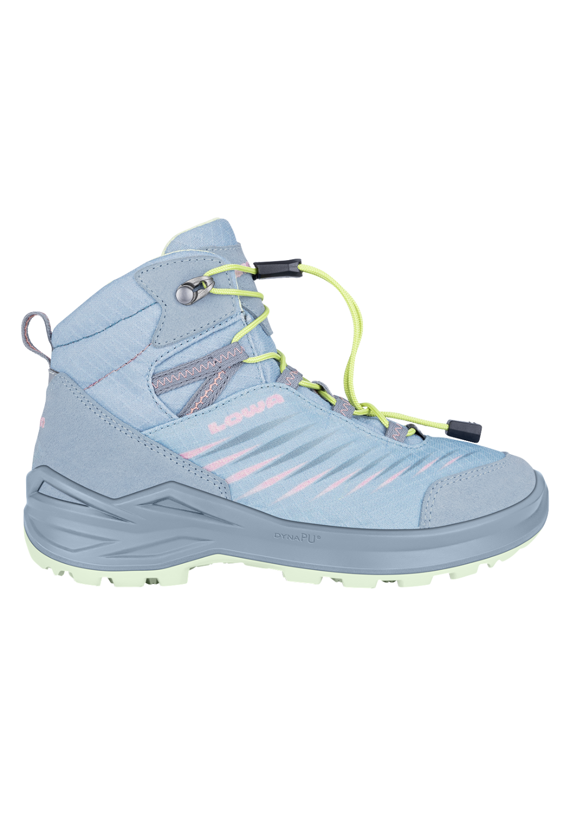 Lowa Kinder Wanderschuhe / Trekkingschuh Zirrox hellblau arktis/mint GTX MID JR. 641129 9056