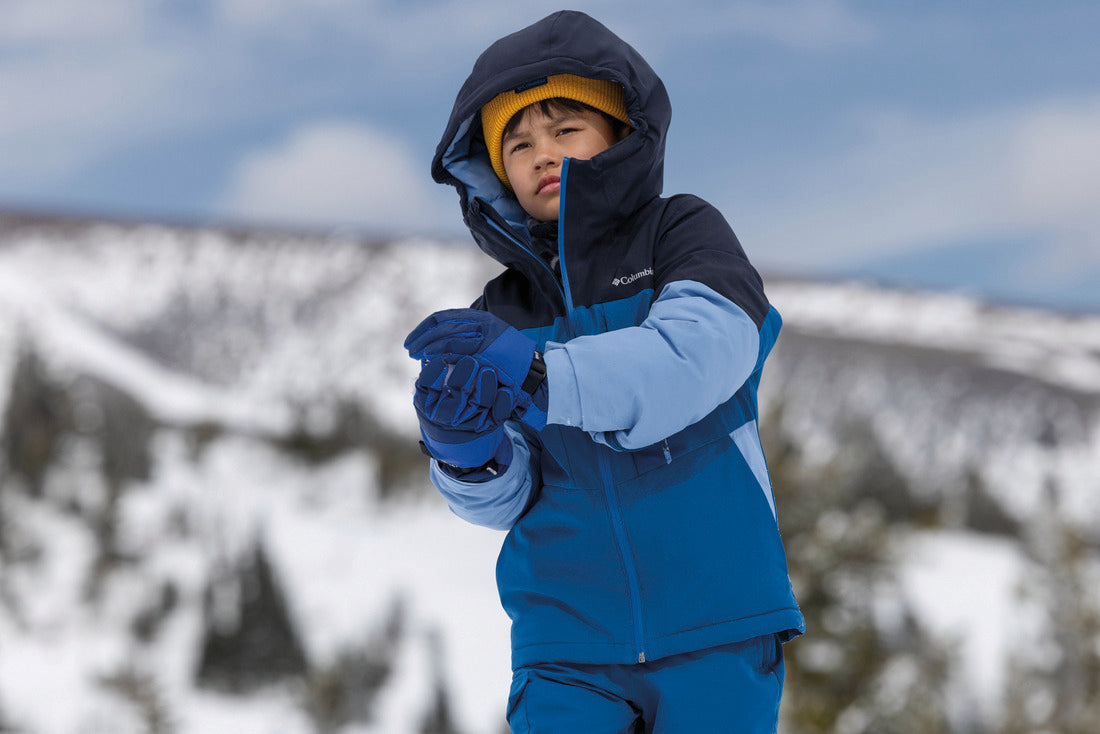 Columbia Kinder Skijacke Liftline blau