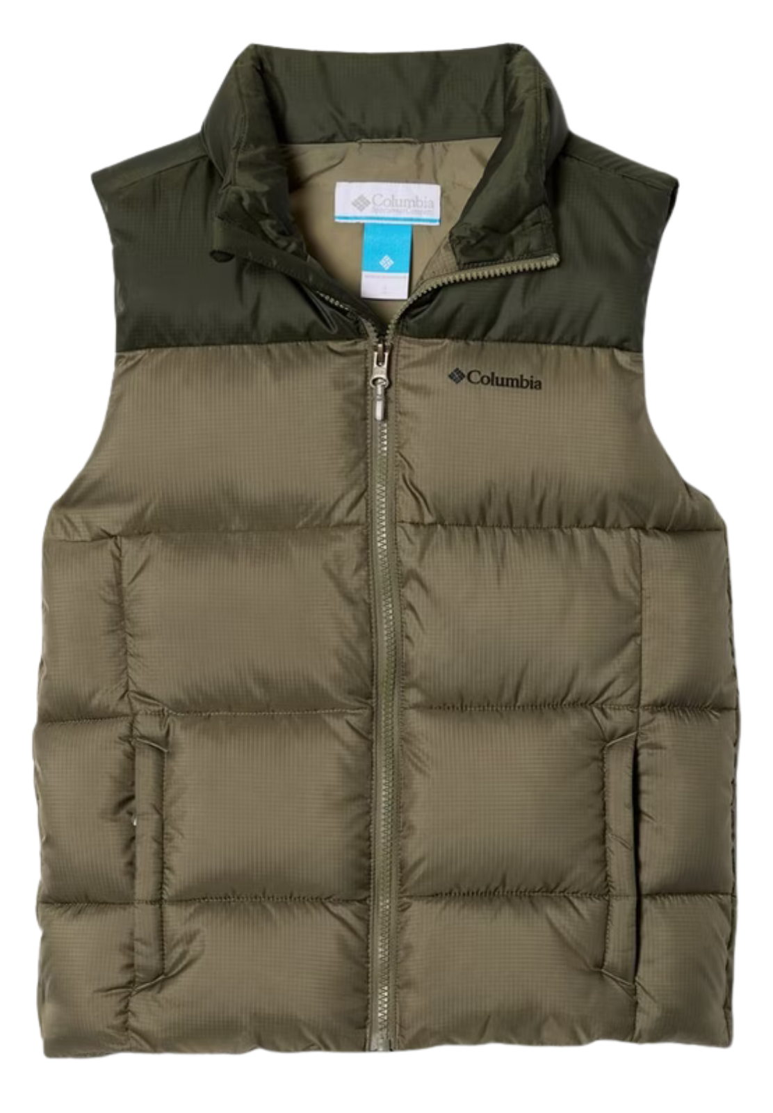 Columbia Kinder Gilet Puffect West grün