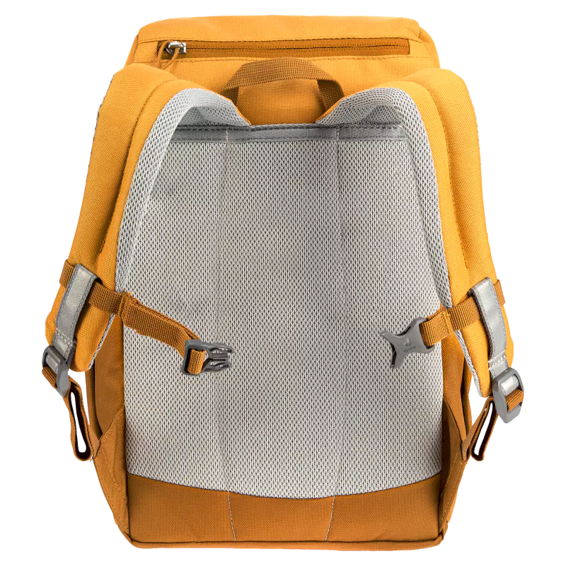 gelber wanderrucksack Deuter Kinder Rucksack Schmusebär 8L 3610121DE 9908 amber maple gelb safari zootiere