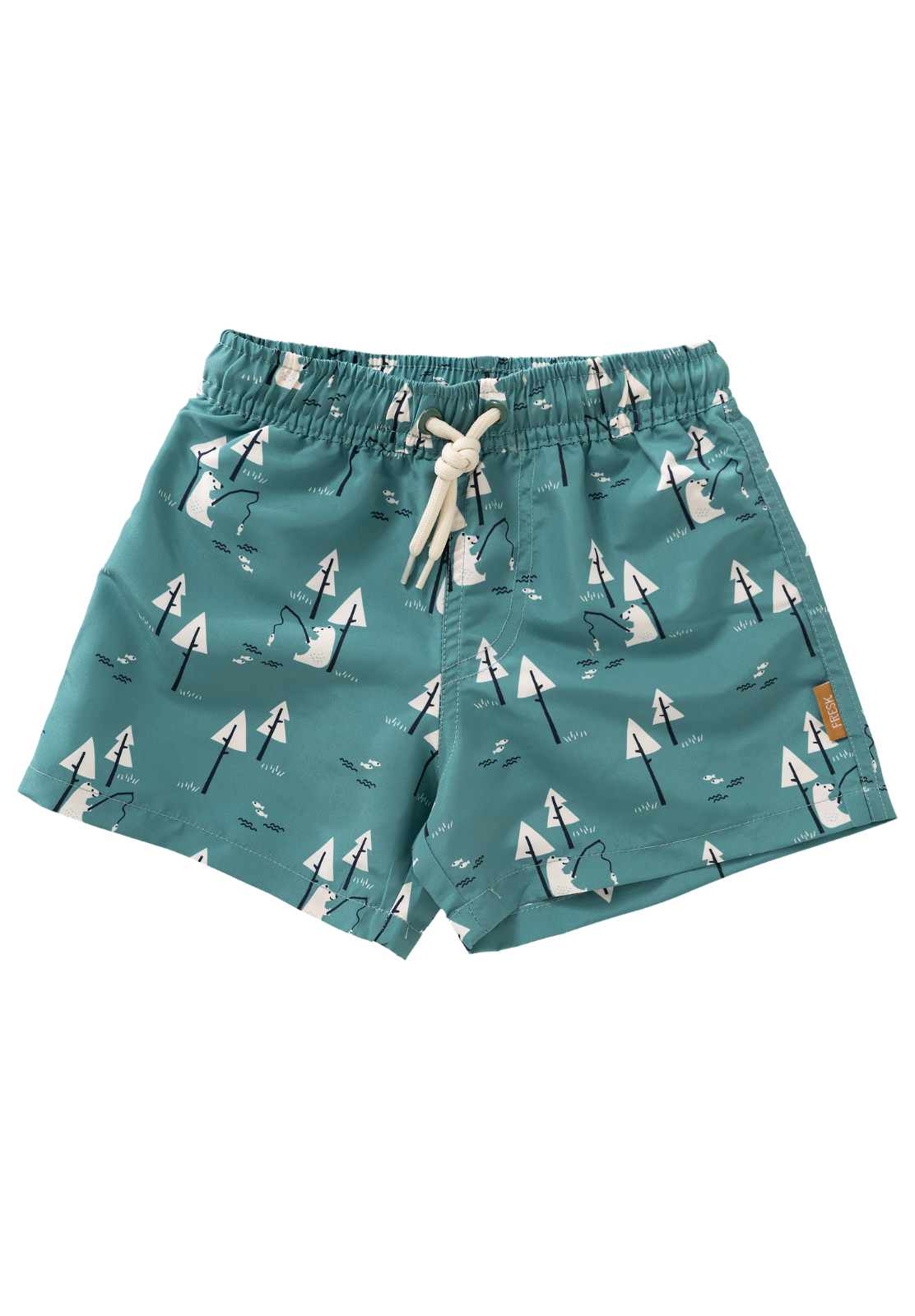 FRESK Kinder Badehose UV50+ grün
