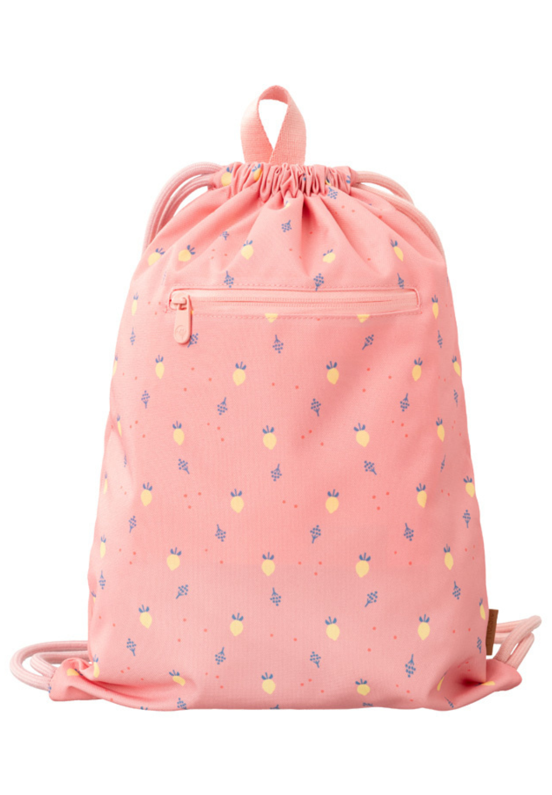 FRESK Kinder Turnbeutel / Sporttasche wasserabweisend pink Ananas