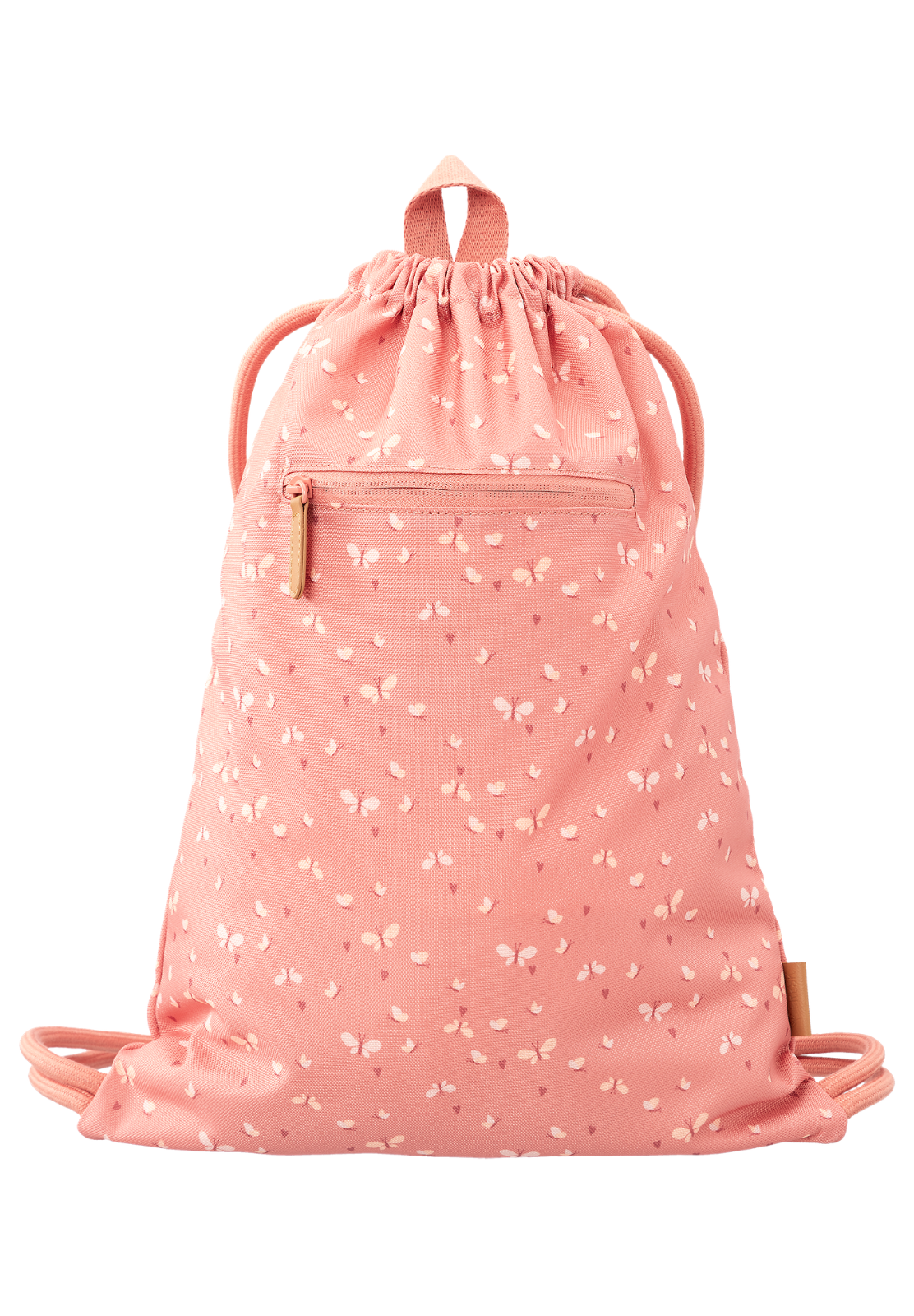 FRESK Kinder Turnbeutel / Sporttasche wasserabweisend rosa Schmetterling