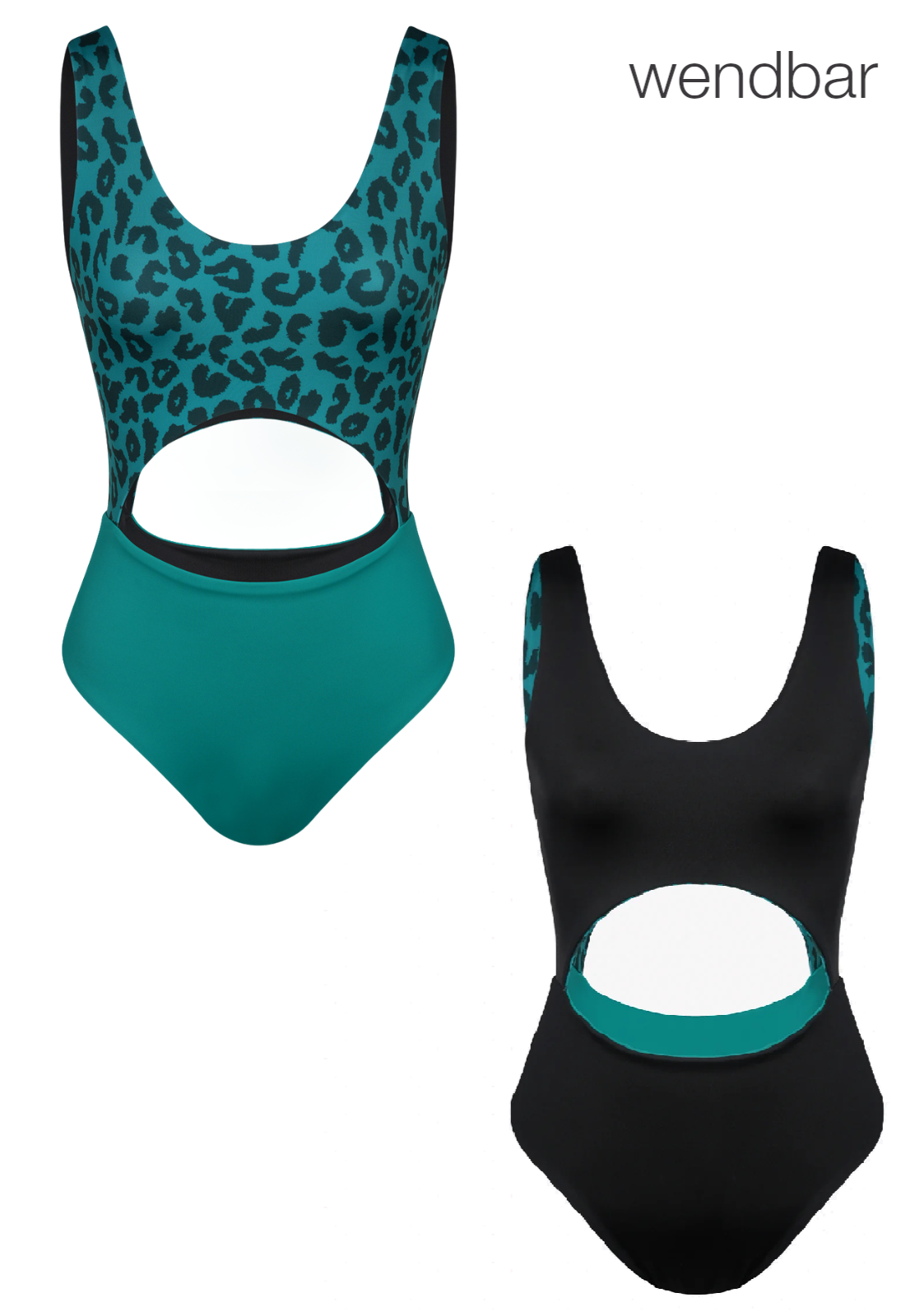Main-Design Damen Badeanzug Nova grün