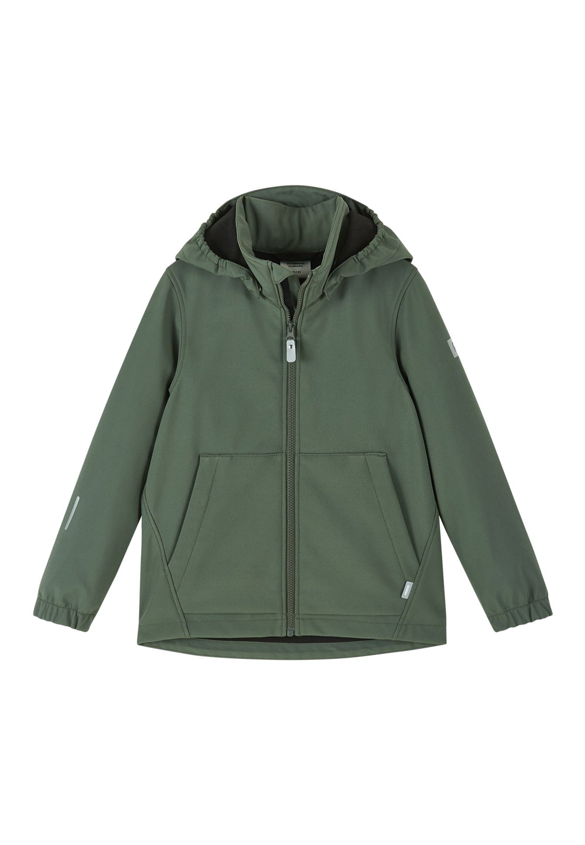 REIMA gefütterte Kinder Softshelljacke Koivula grün