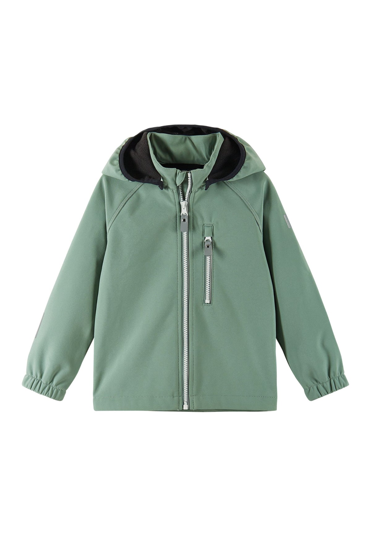 REIMA gefütterte Kinder Softshelljacke Vantti 5100009C 81B0 grün