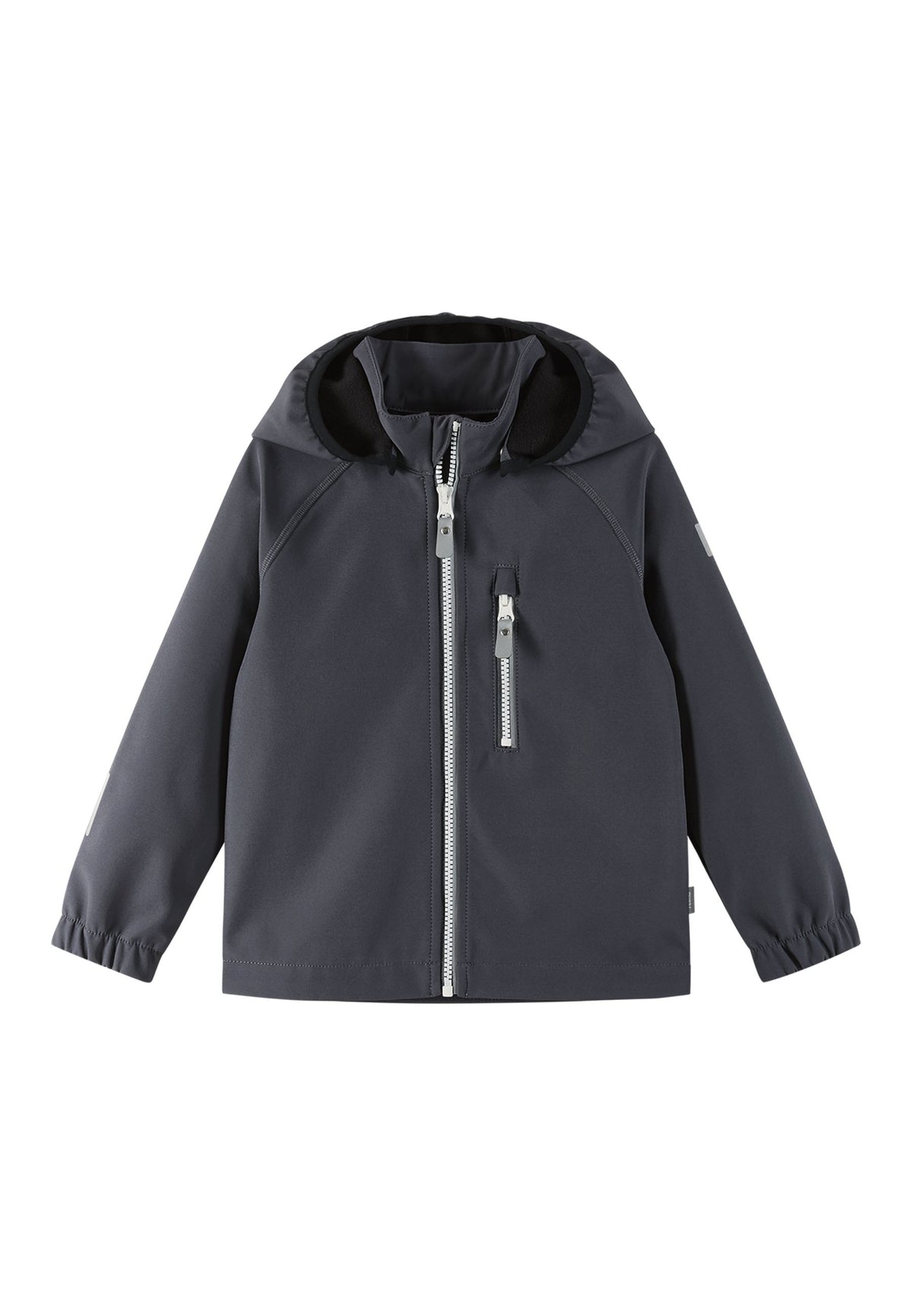 REIMA gefütterte Kinder Softshelljacke Vantti schwarz