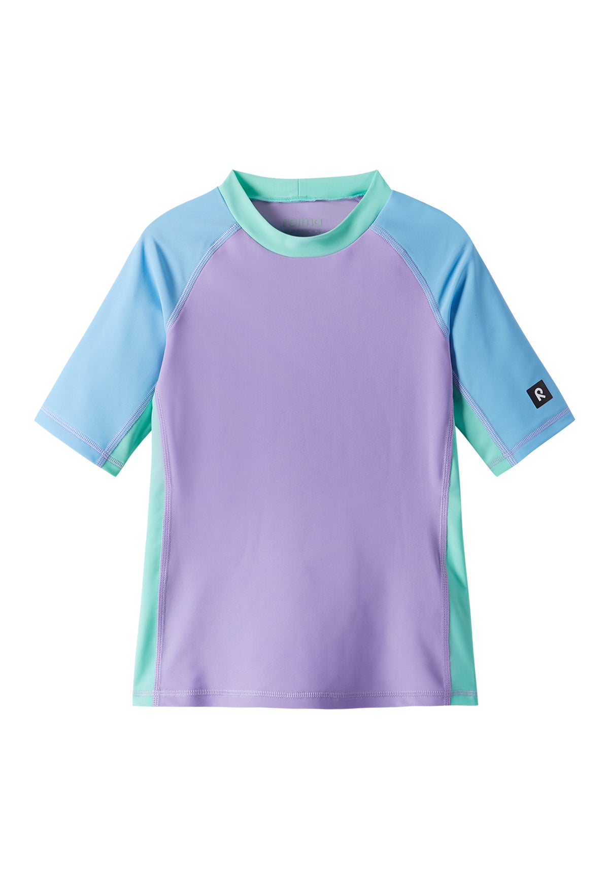 REIMA Kinder UV50+ Sonnenschutz Badeshirt Joonia 5200138E 5450 lila-blau
