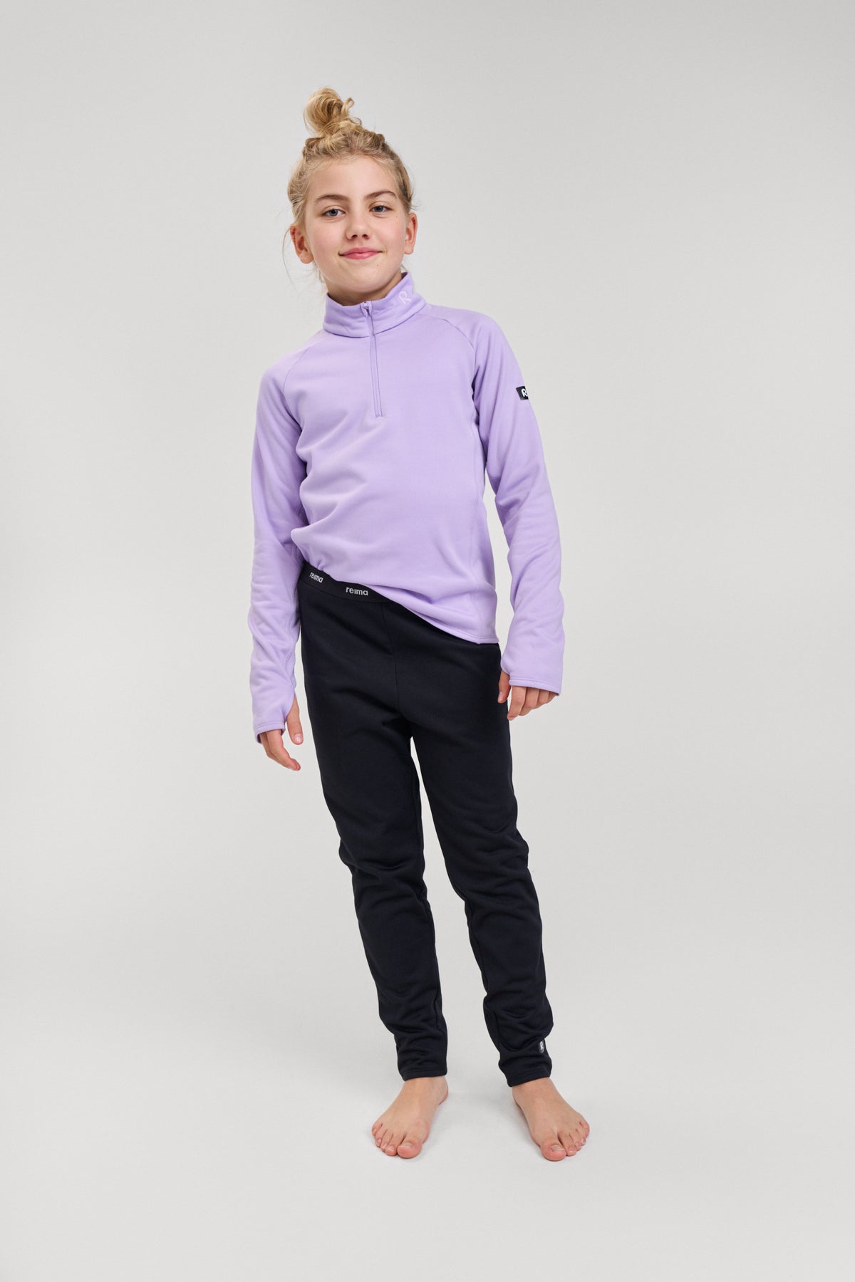 Reima Kinder Fleecehose Olmeri schwarz