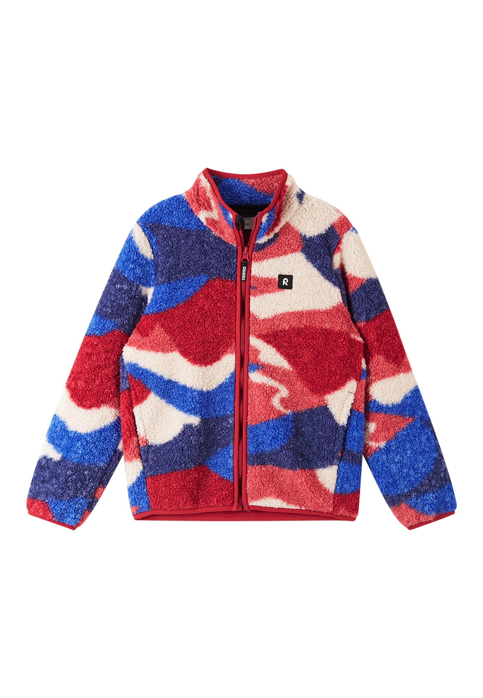 Reima Kinder Fleecejacke Tupsis rot/blau
