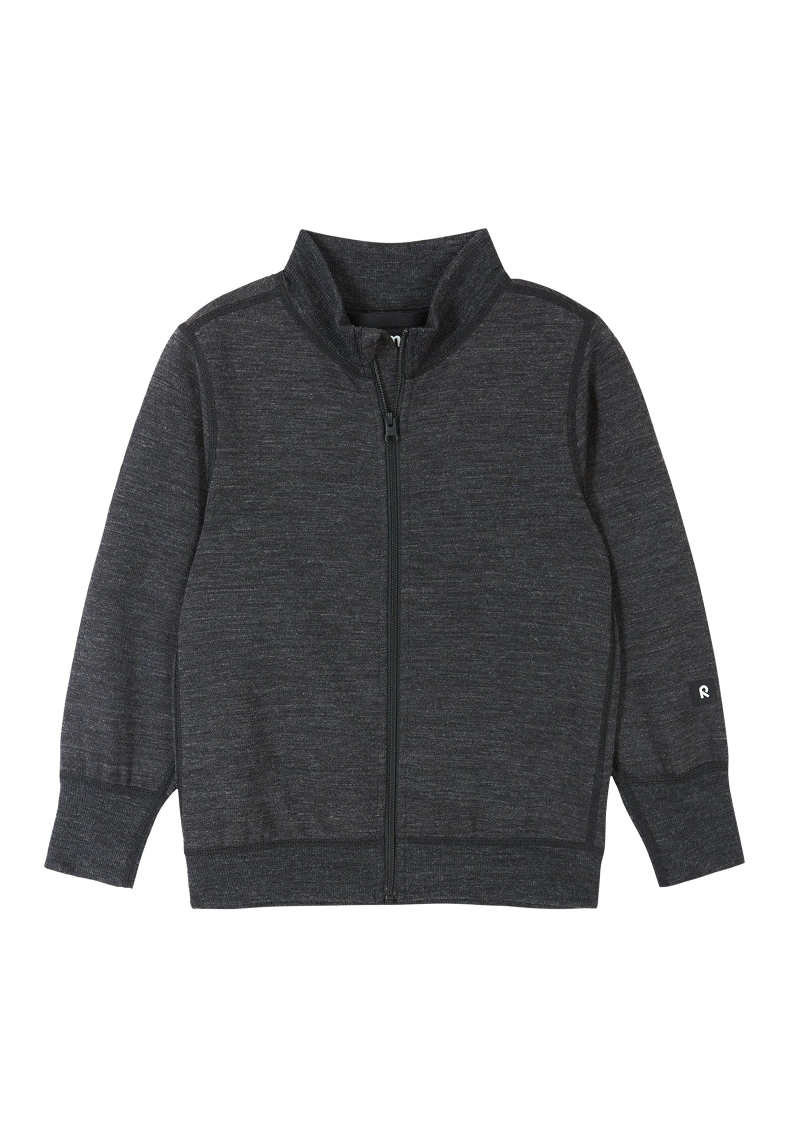 REIMA Kinder Fleecejacke Merino / Merinojacke  Mahin schwarz