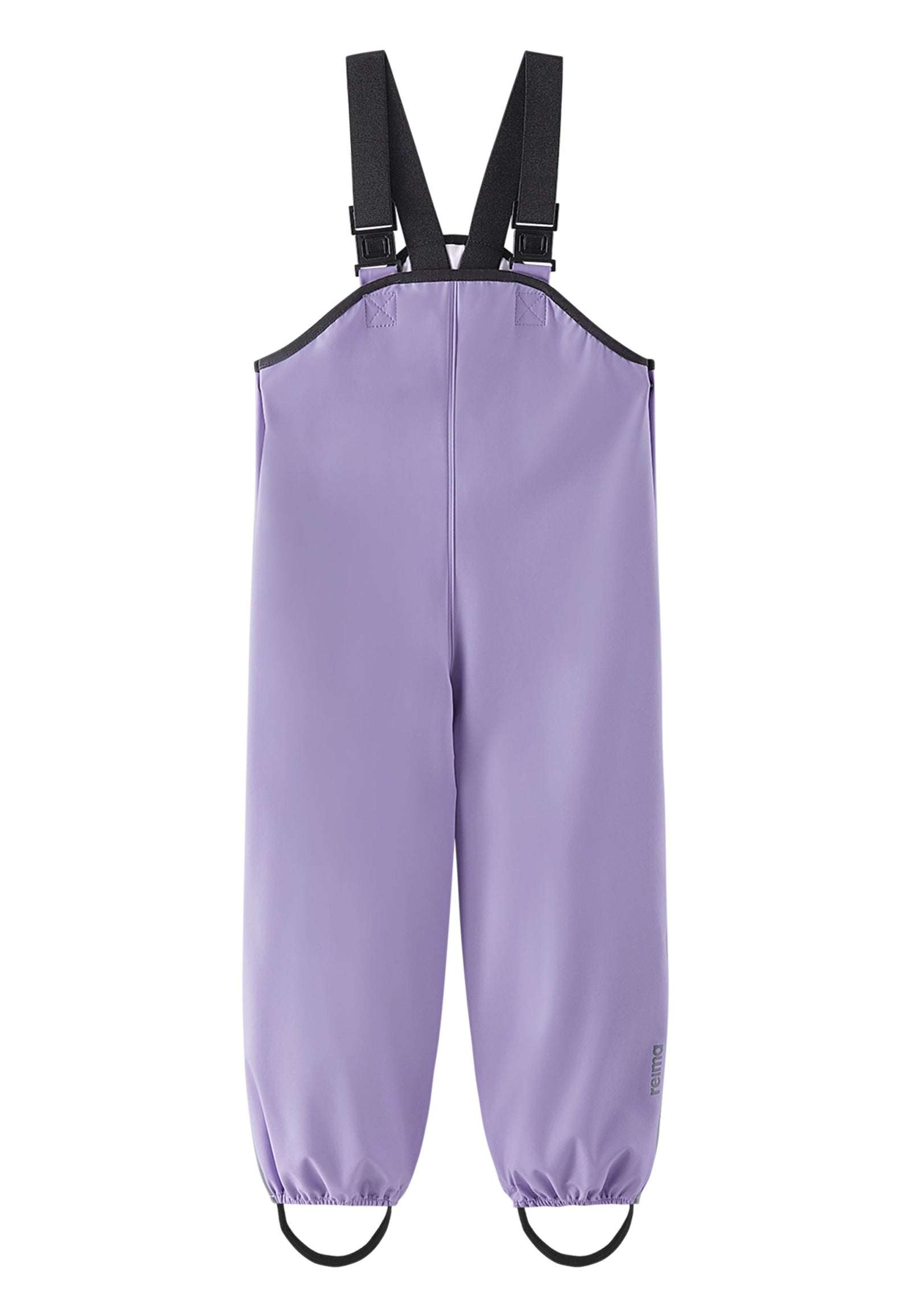REIMA Kinder Regenhose / Matschhose mit Träger Lammikko lila