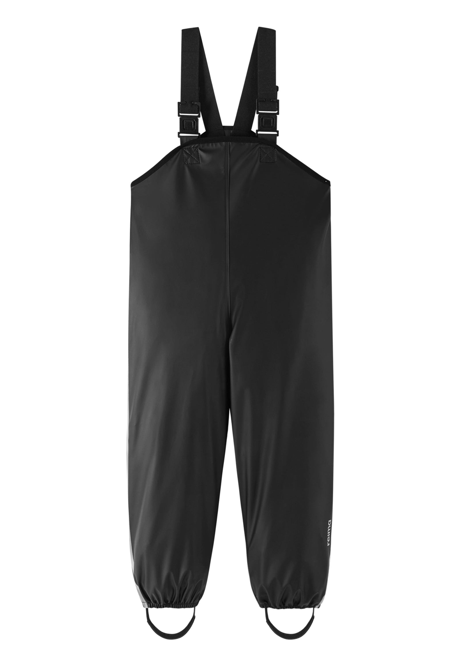REIMA Kinder Regenhose / Matschhose mit Träger Lammikko schwarz 