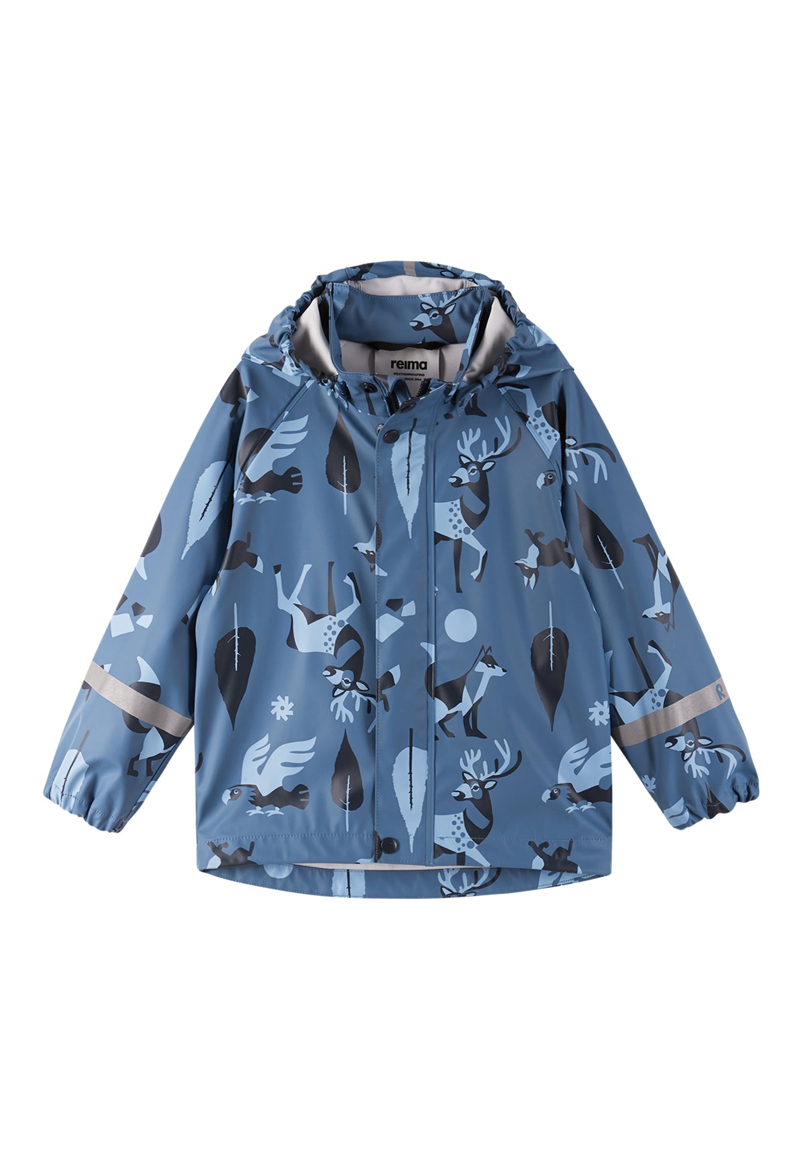 REIMA Kinder Matschjacke / Regenjacke Vesi 5100025A-67A8 blau Waldtiere