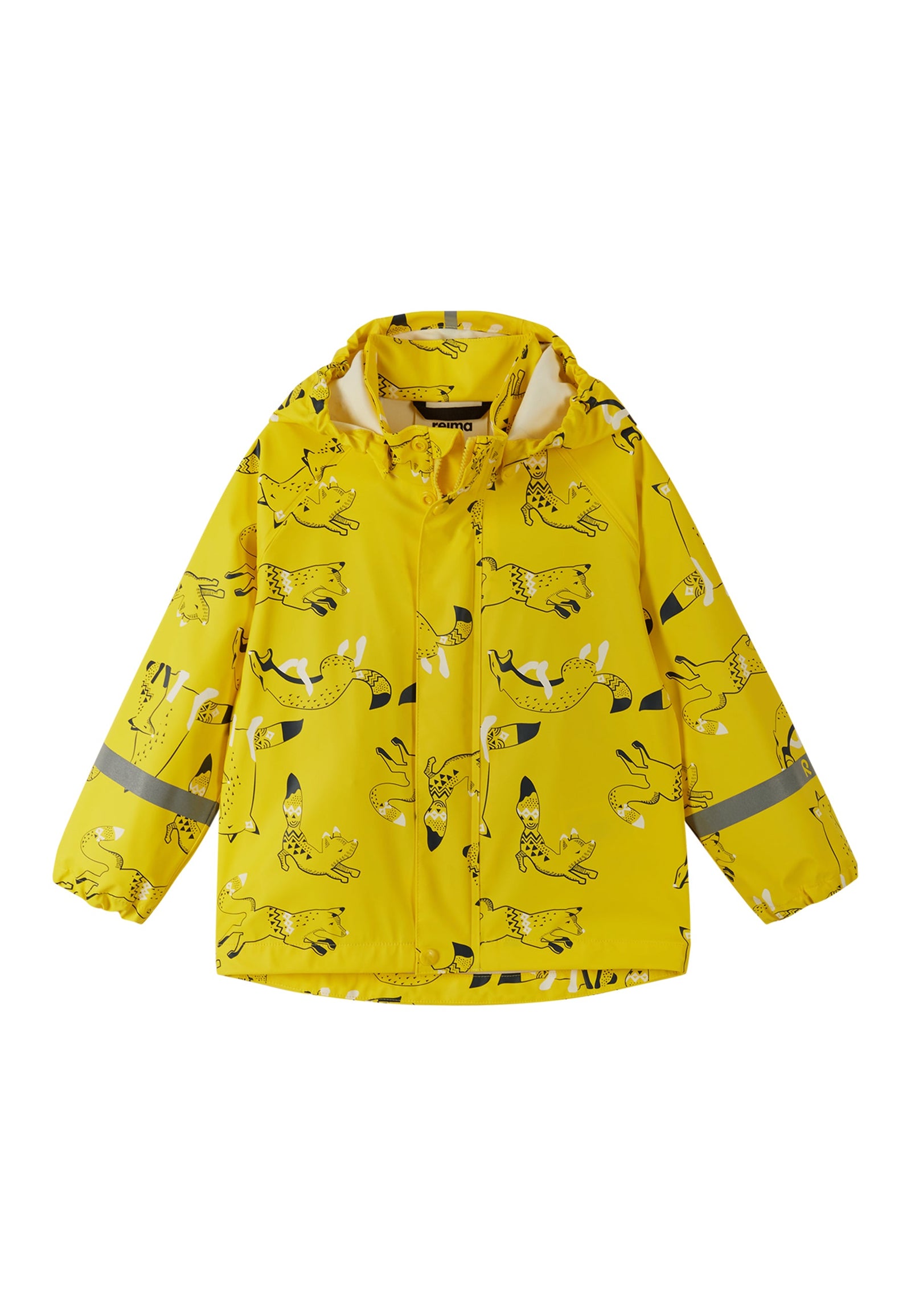 REIMA Kinder Matschjacke / Regenjacke Vesi gelb Füchse