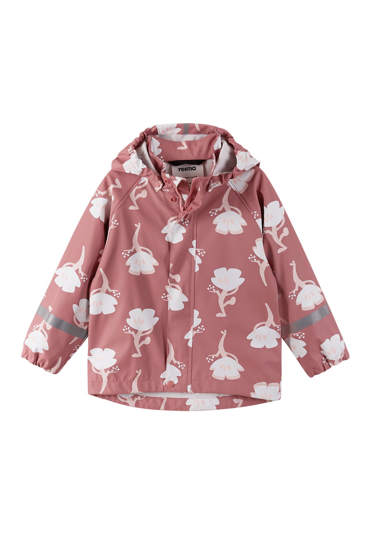 REIMA Kinder Matschjacke / Regenjacke Vesi rosa Blumen