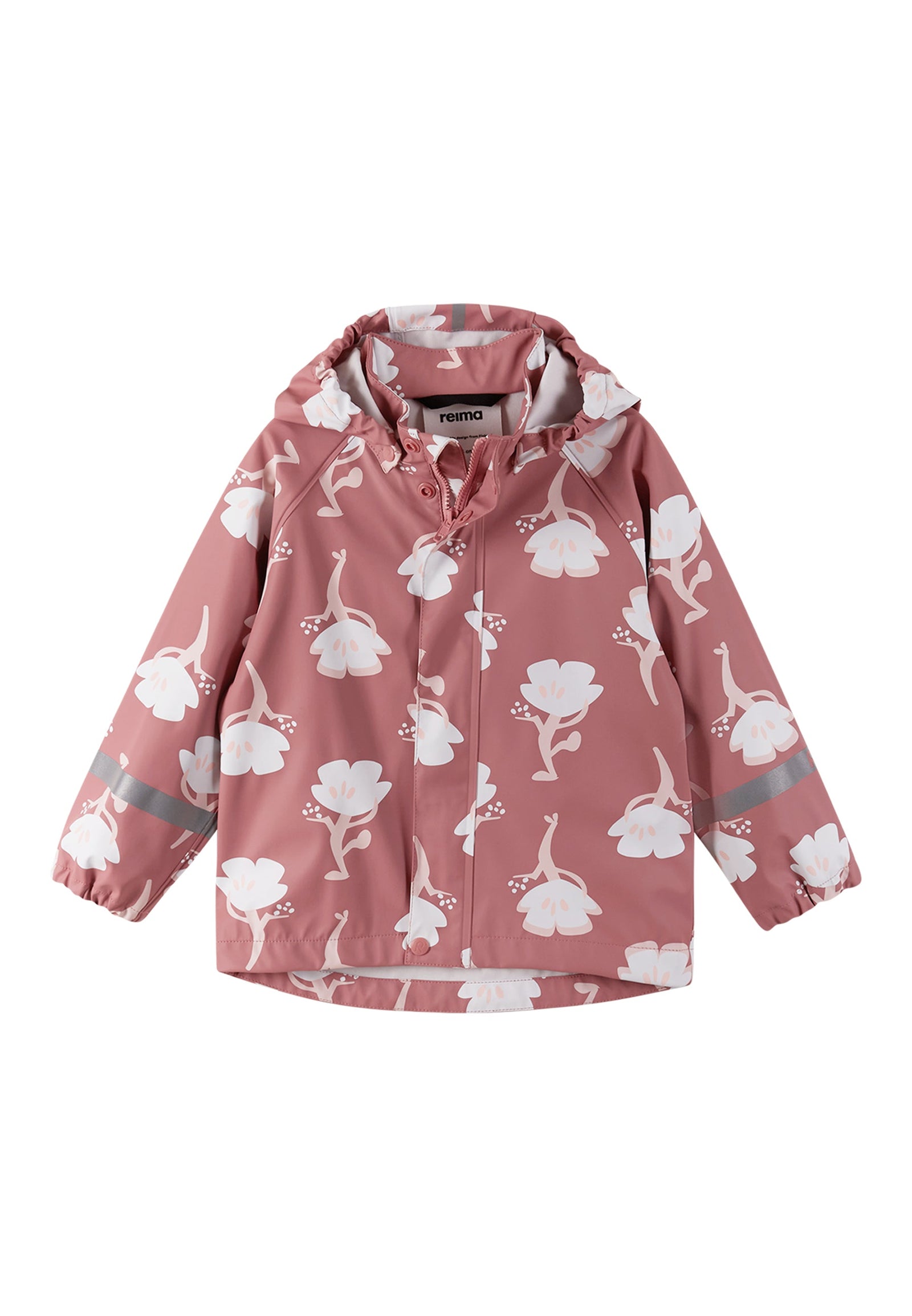 REIMA Kinder Matschjacke / Regenjacke Vesi rosa Blumen