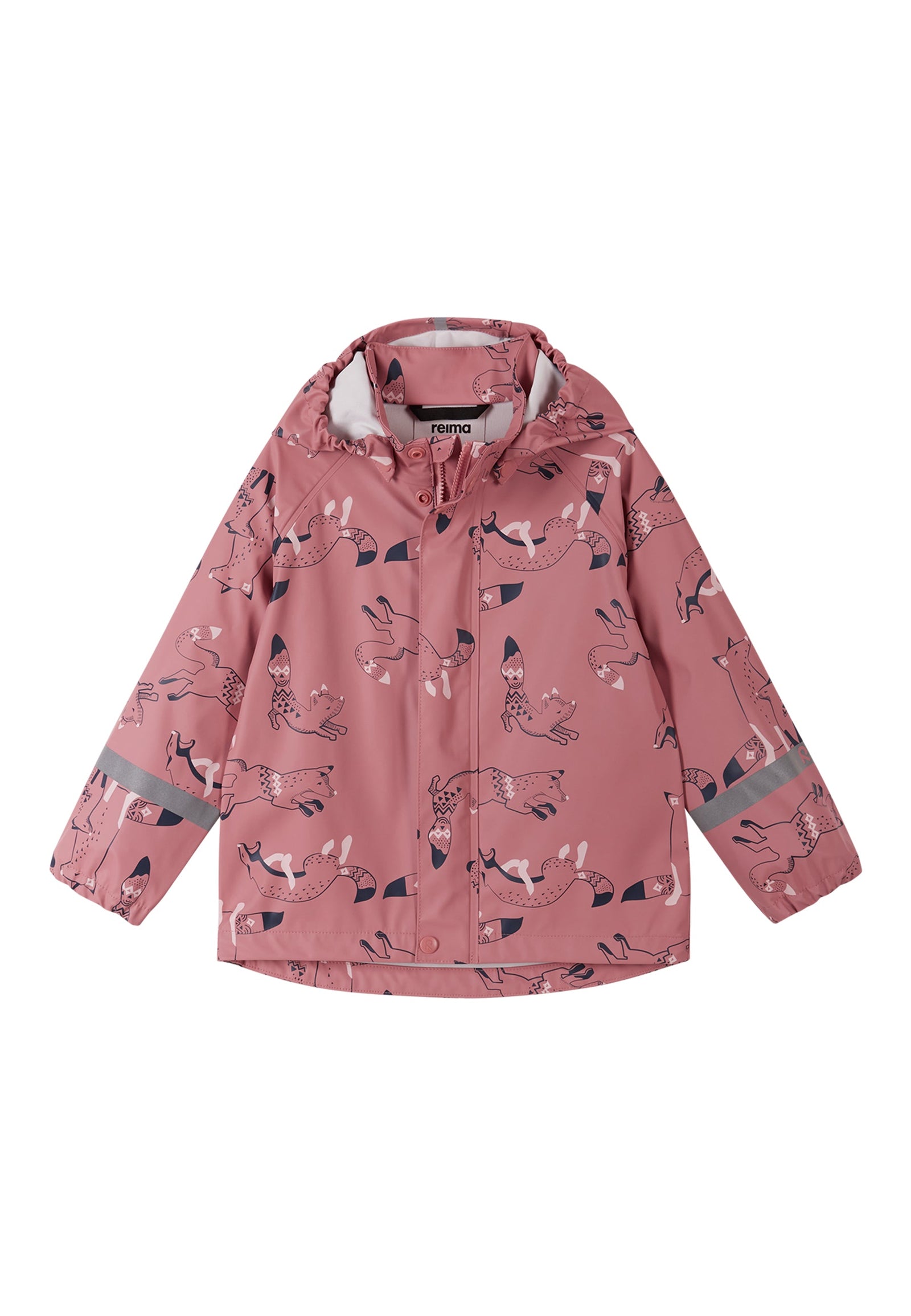 REIMA Kinder Matschjacke / Regenjacke Vesi rosa Füchse