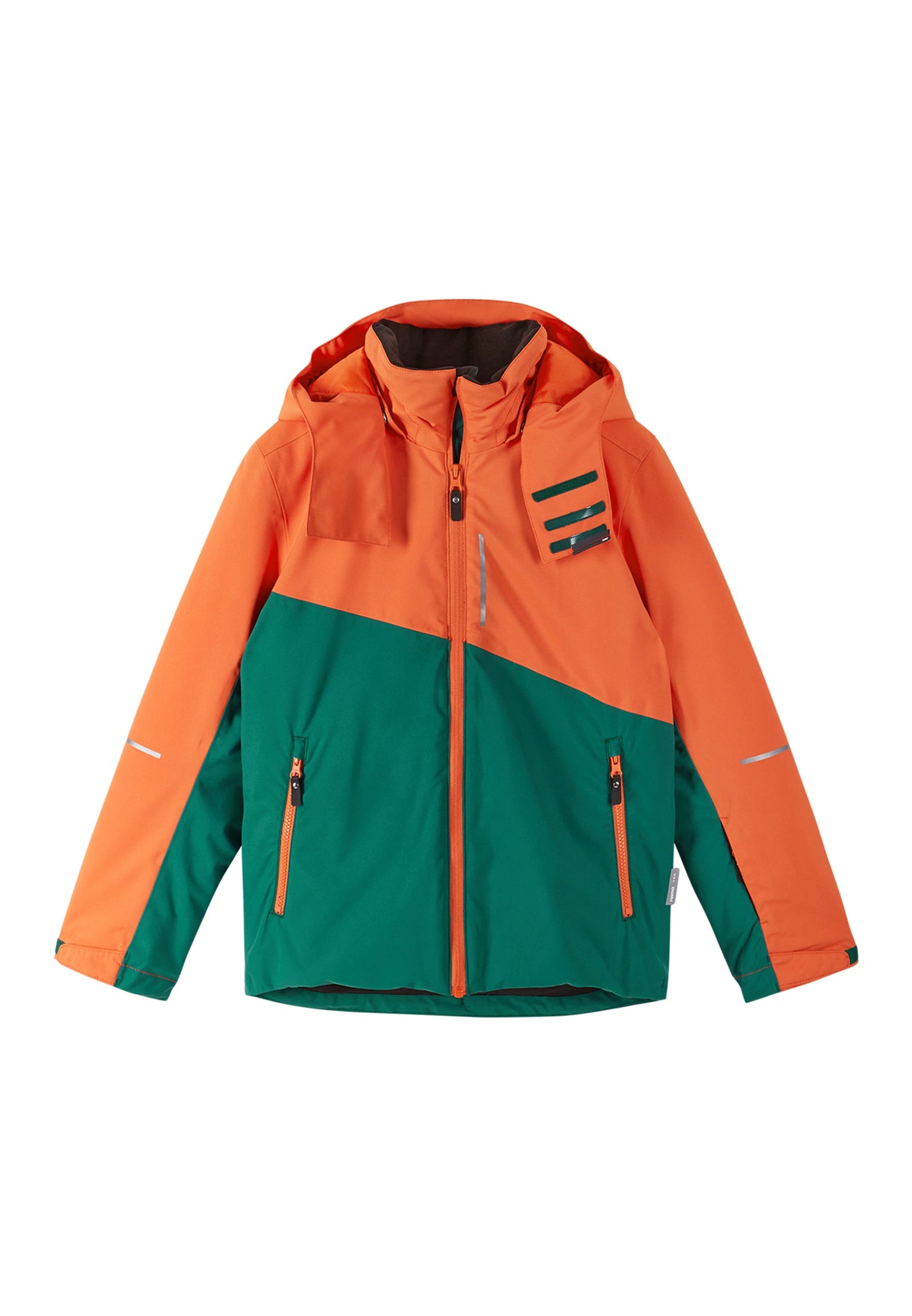 REIMA Kinder Skijacke/Winterjacke Kaaranka 5100354A grün orange