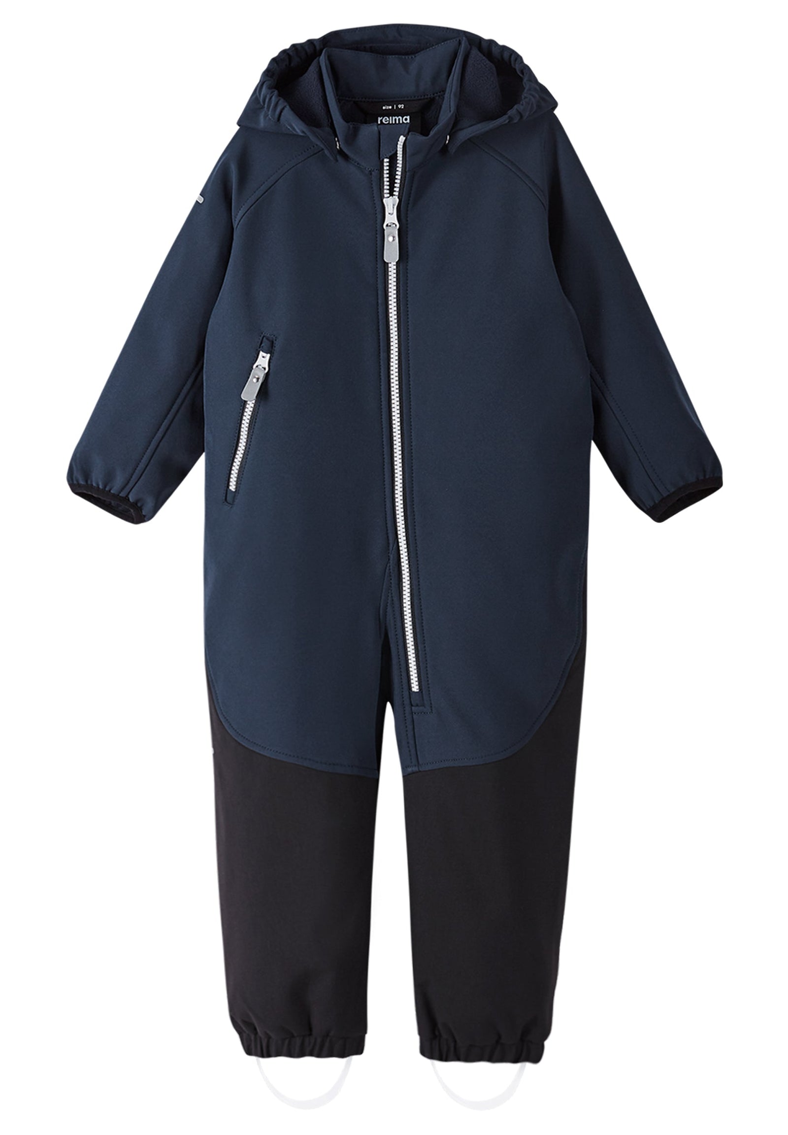 REIMA Kinder Softshell Overall Anzug Mjosa blau 5100006A-6980