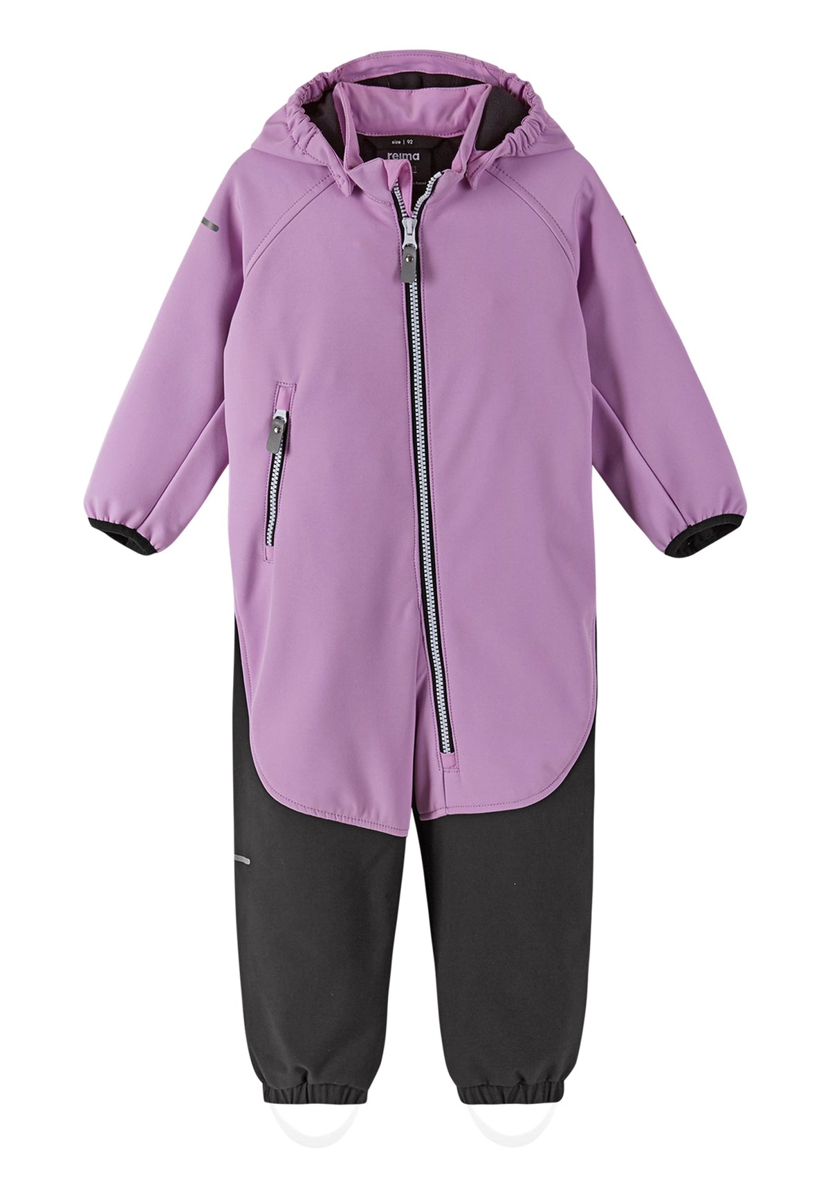 REIMA Kinder Softshell Overall Anzug Mjosa pink
