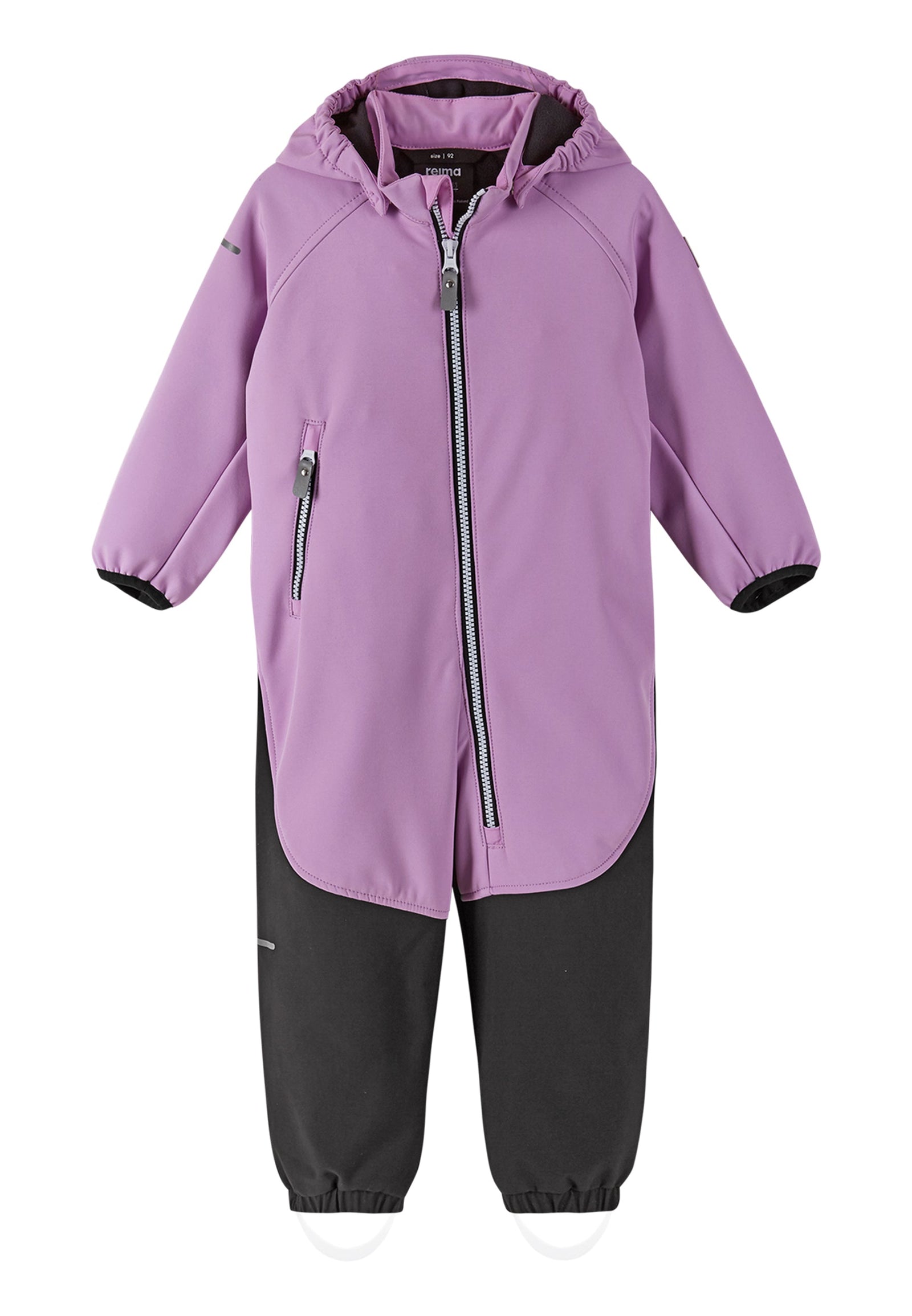 REIMA Kinder Softshell Overall Anzug Mjosa pink