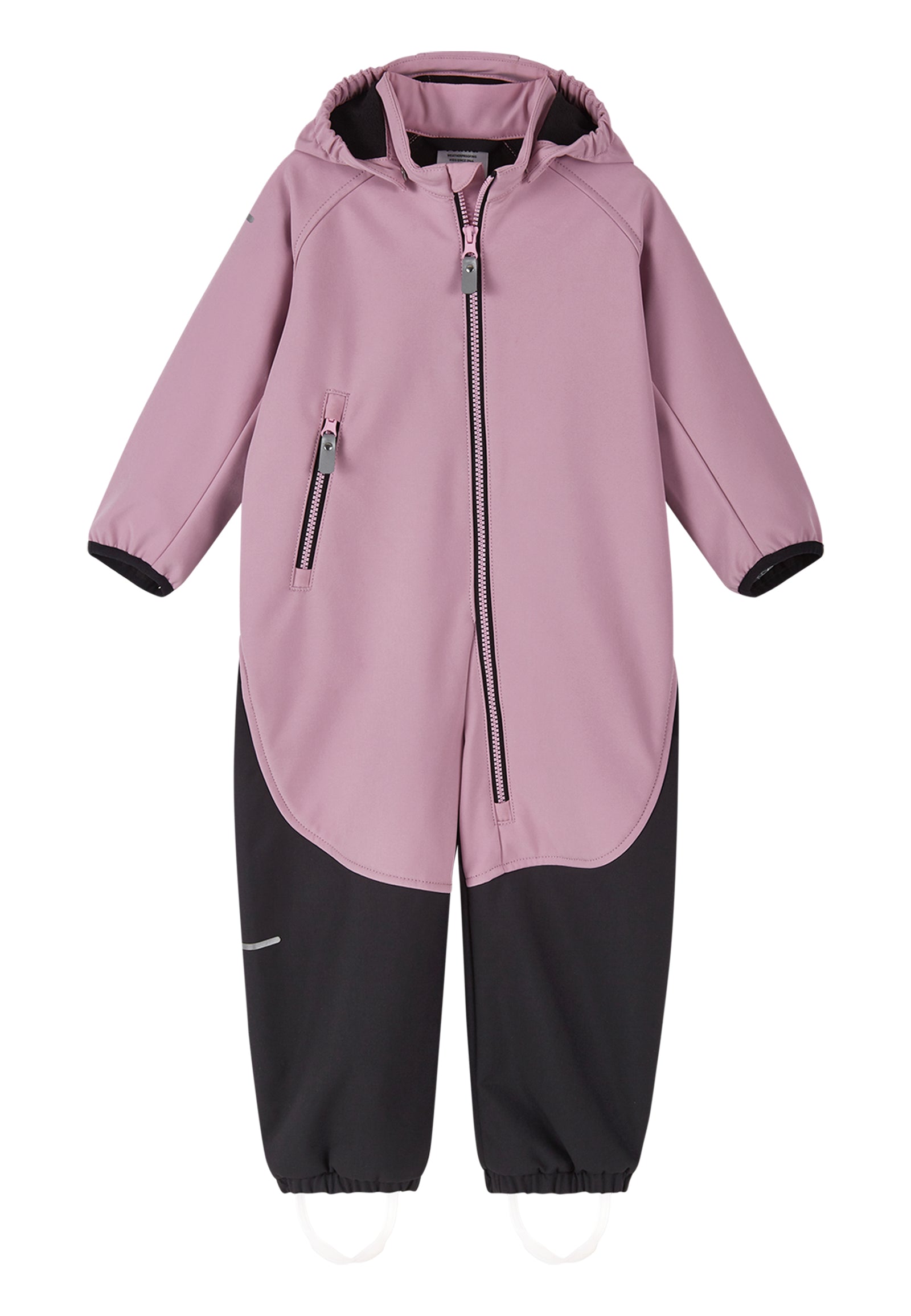 REIMA Kinder Softshell Overall Anzug Mjosa rosa/pink