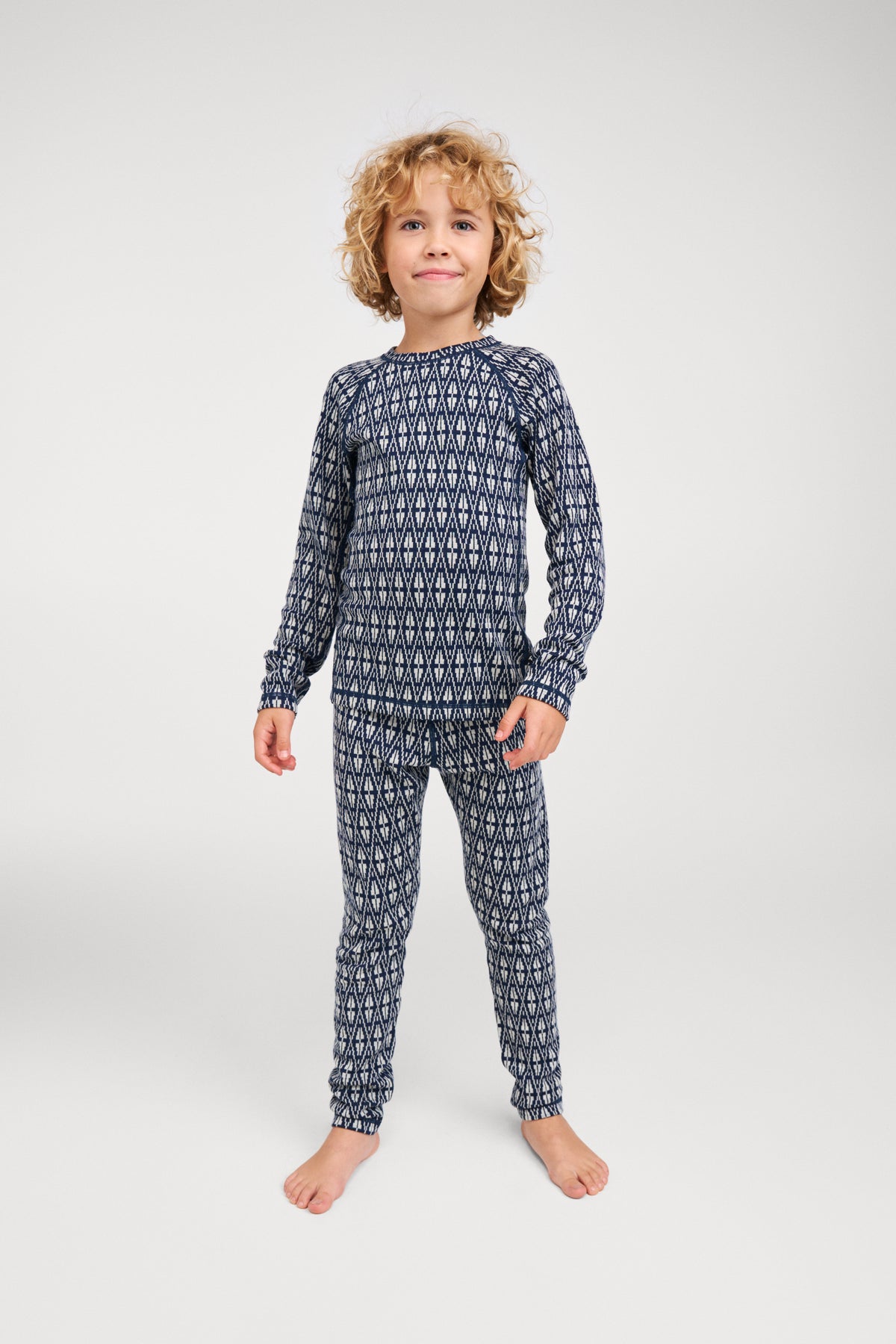 Reima Kinder Thermowäsche-Set Merinowolle Taival blau