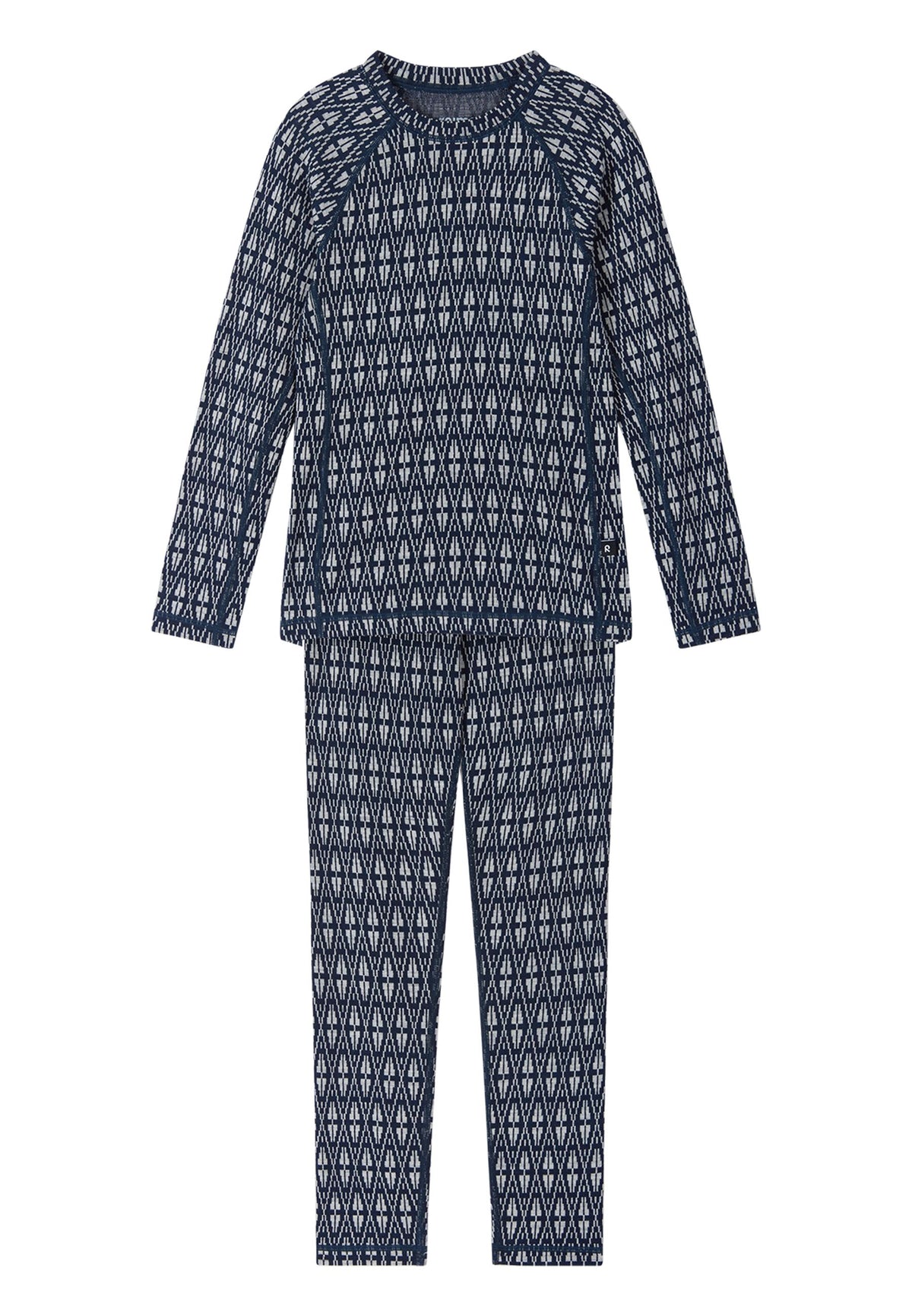 Reima Kinder Thermowäsche-Set Merinowolle Taival blau